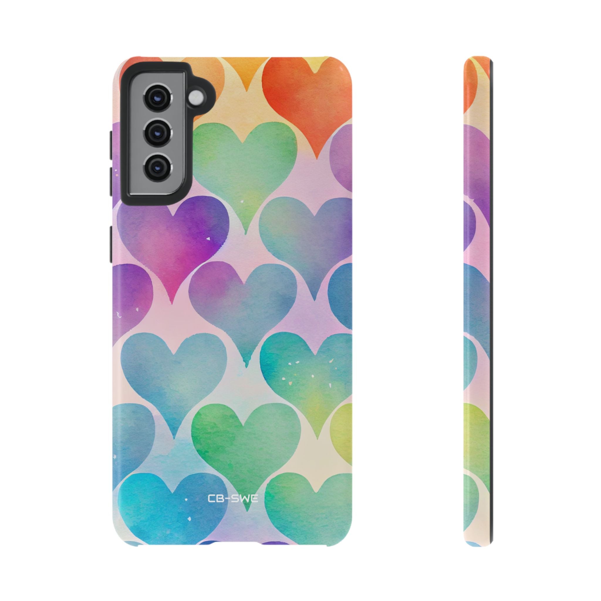 Watercolor Heart Symphony - Samsung Case