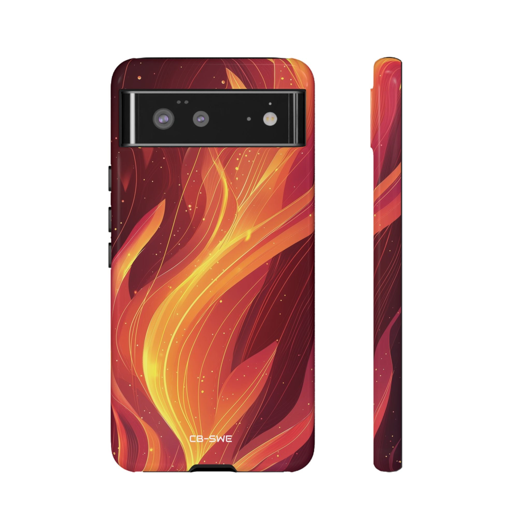 Flames Dance Upward - Google Pixel Case