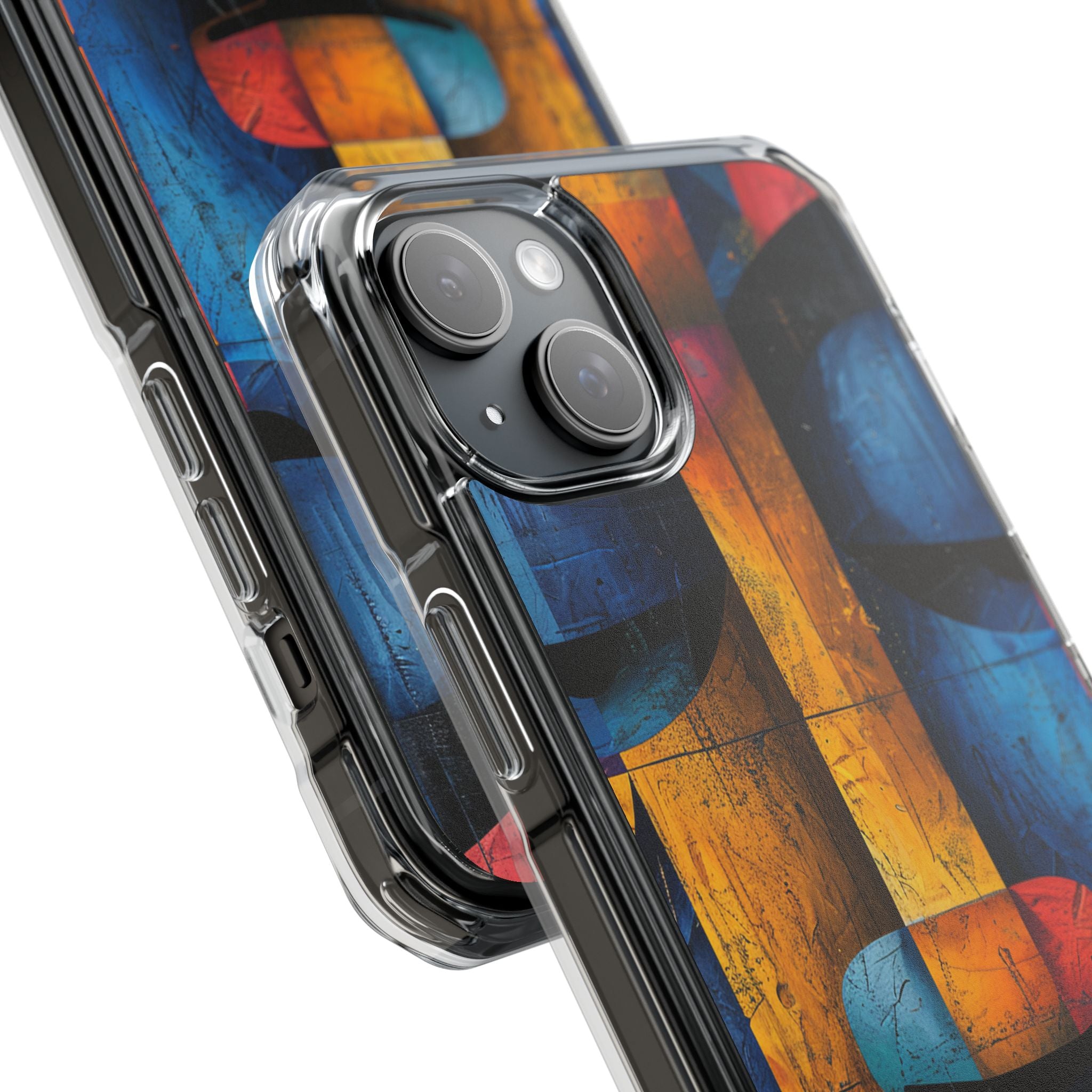 Geometric Face Fusion iPhone 15 - Impact Clear+