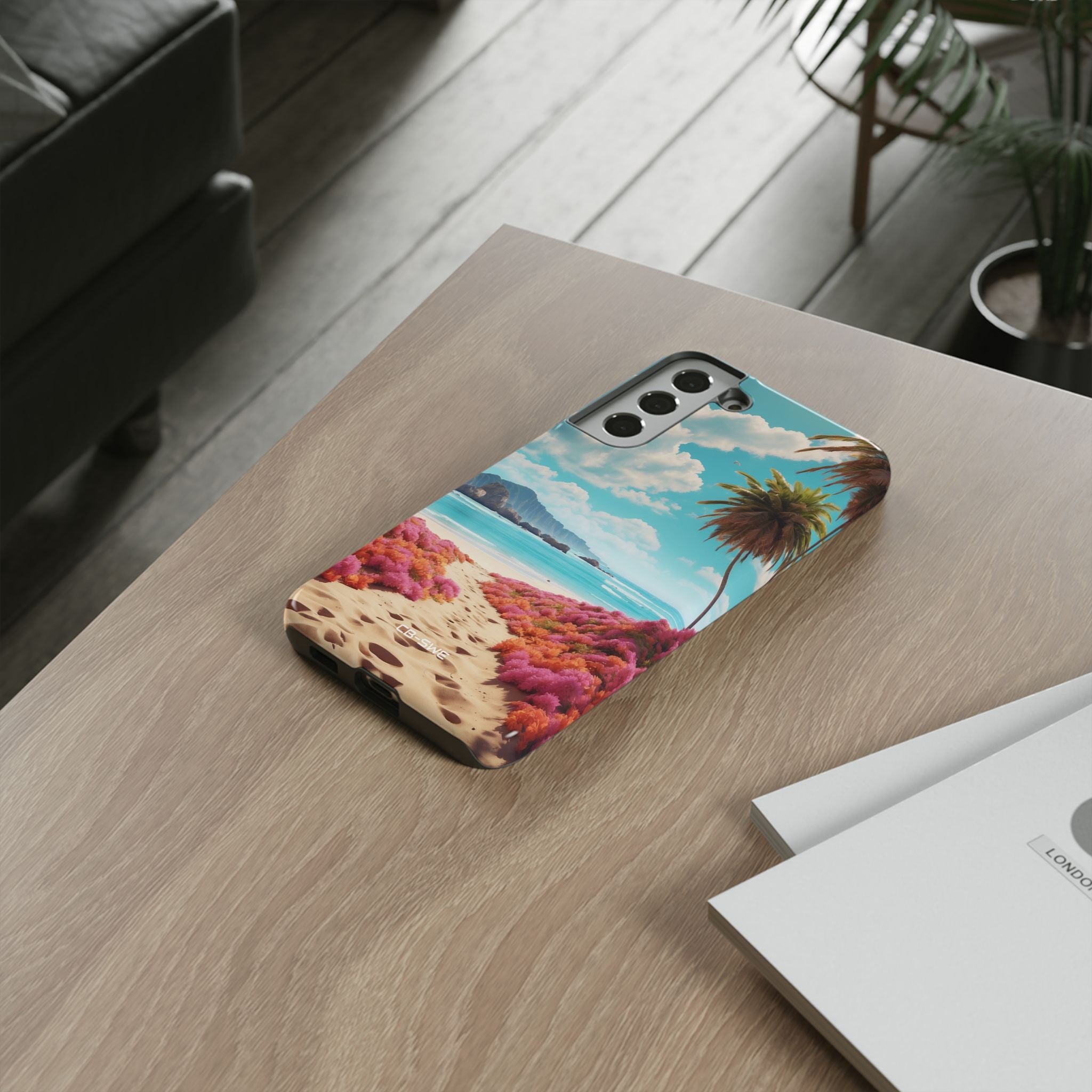Tropical Flowers Frame - Samsung Case