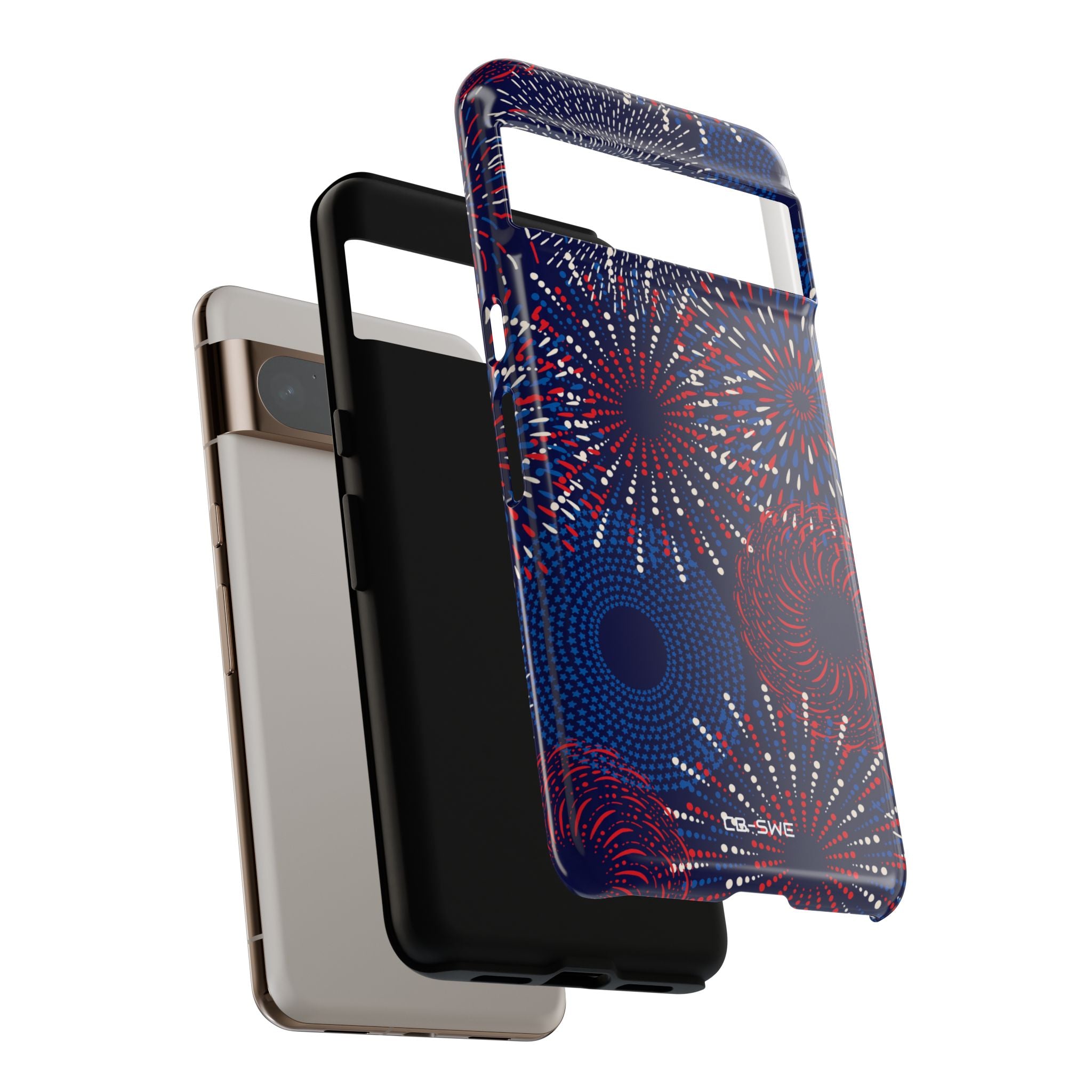 Vibrant Circles Emerge - Google Pixel Case
