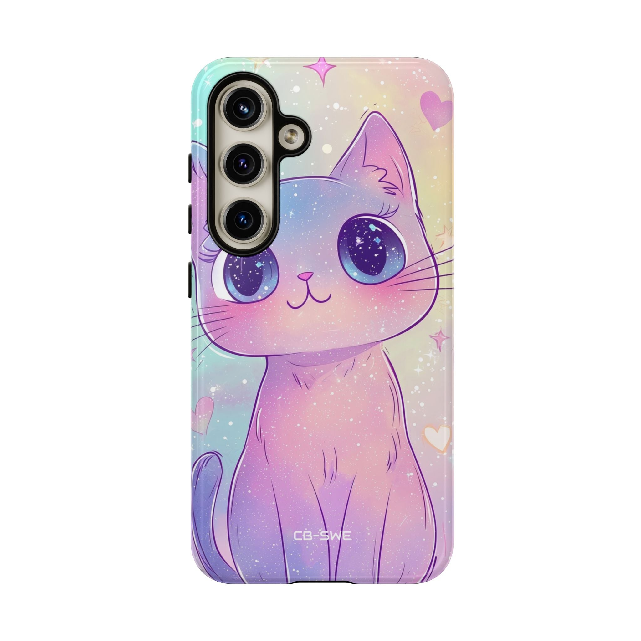 Sparkling Cat Smiles - Samsung Case