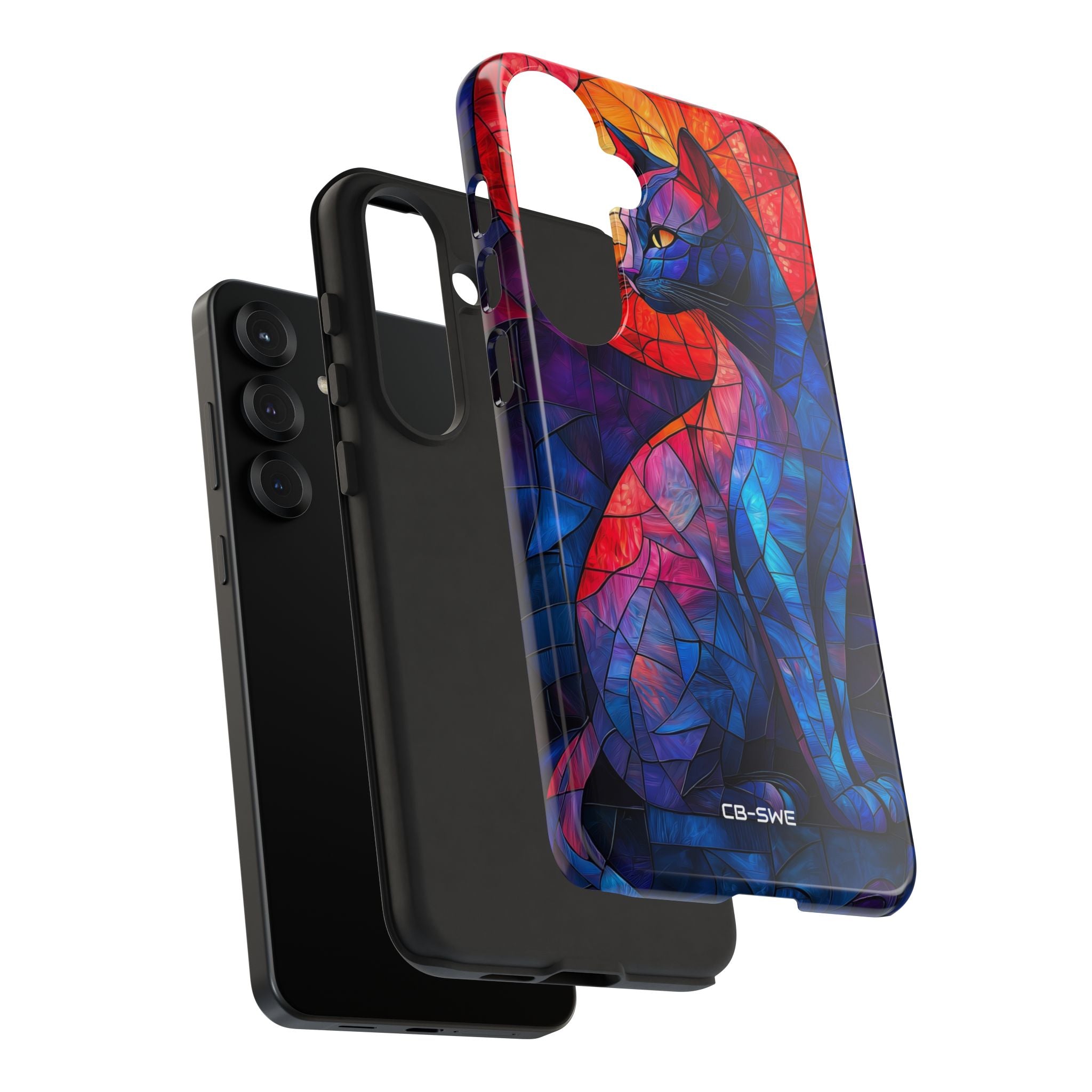 Cat Silhouettes Glow - Samsung Case