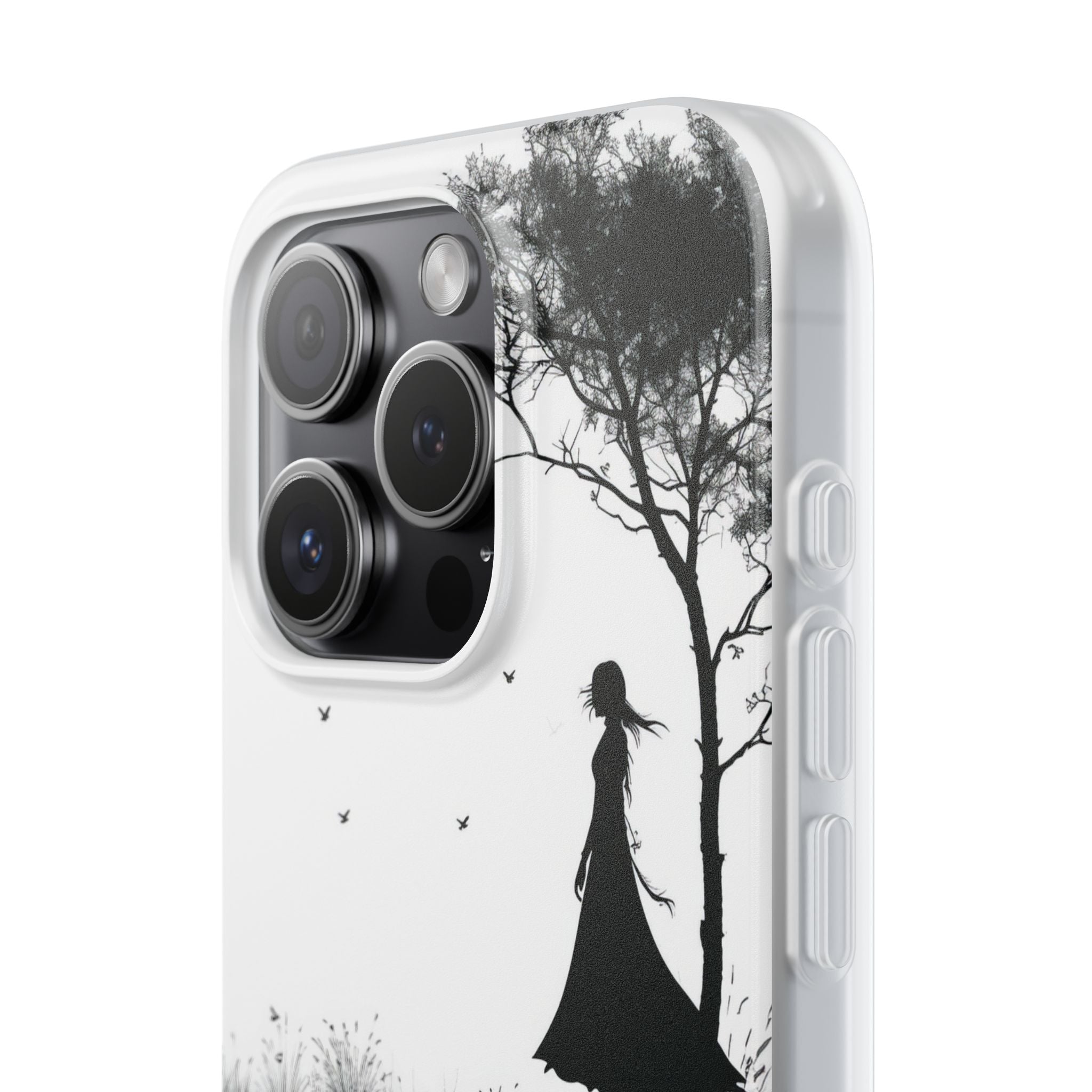 Cliffside Silhouette iPhone 15 Pro Case - Soft