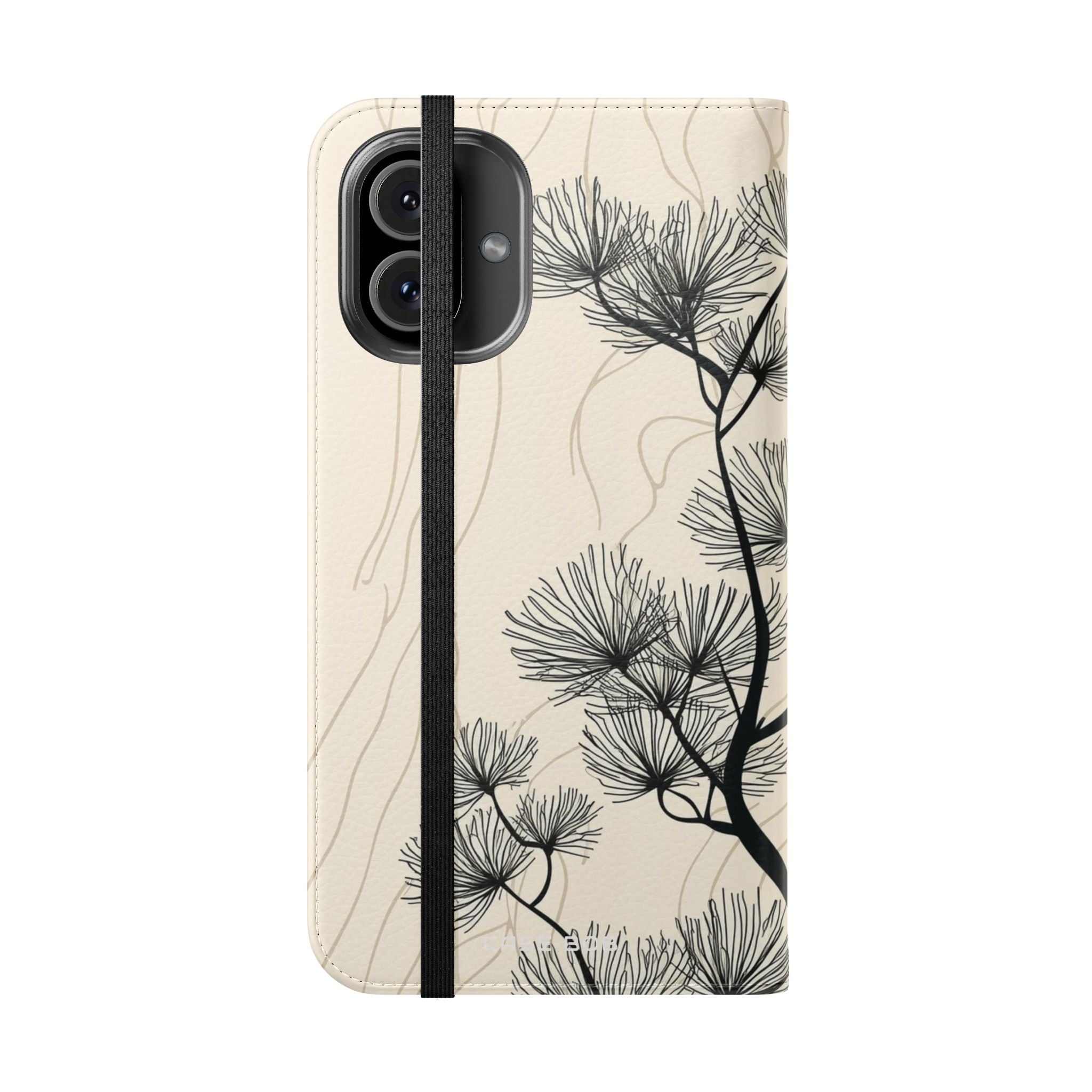 Spiky Tree Sunset - iPhone 16 Plus Case - Wallet