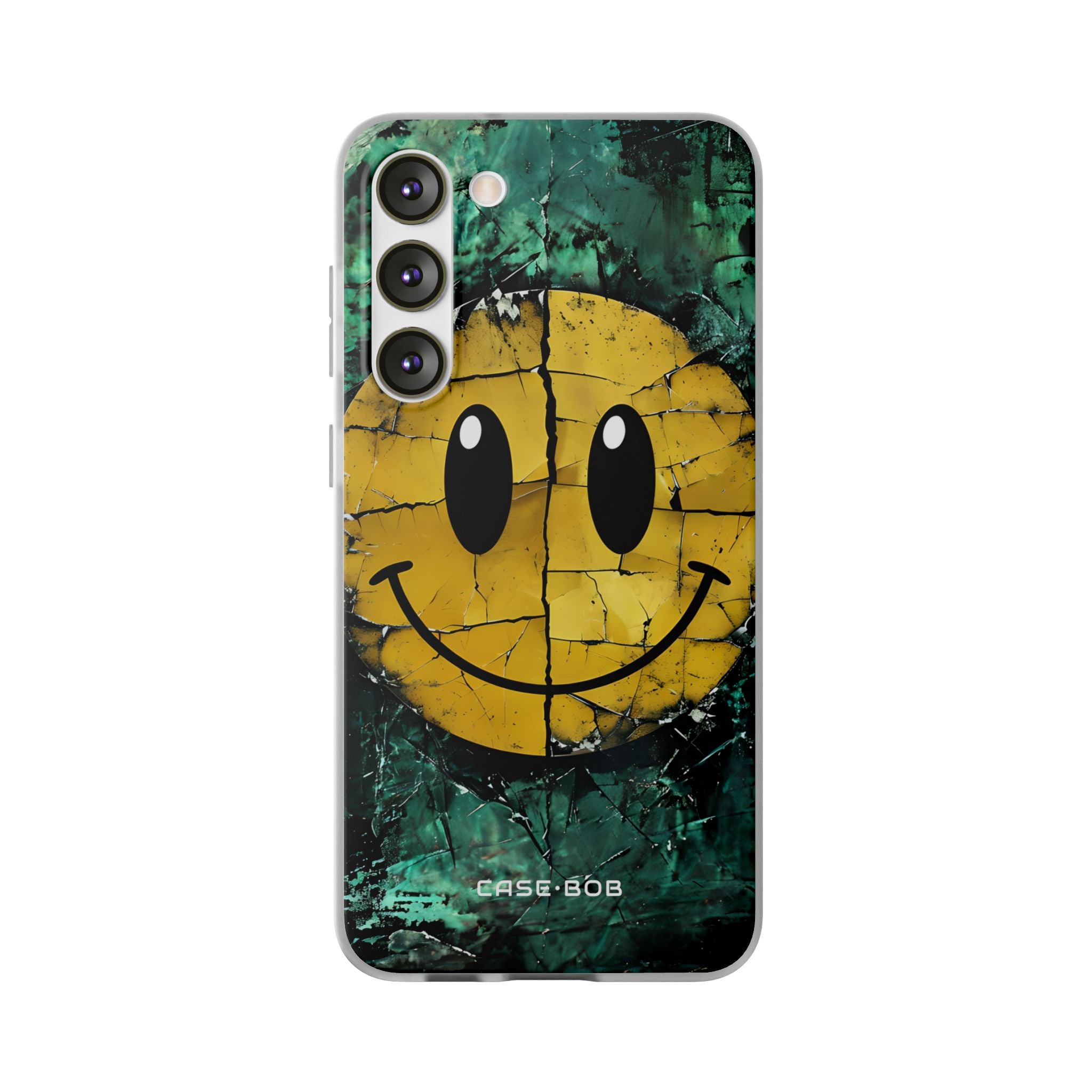 Cracked Smiley Samsung S23 Plus Case - Soft