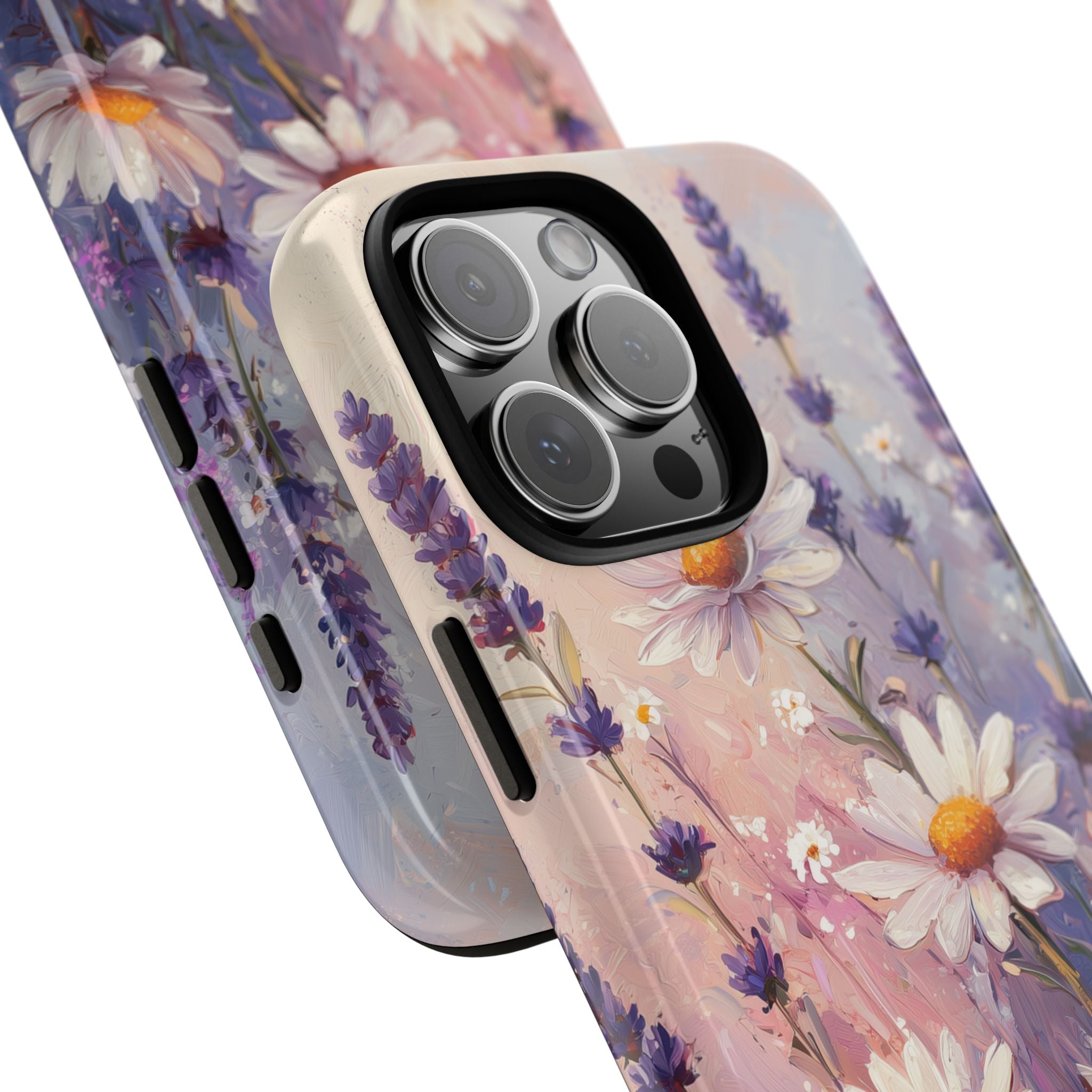 Daisy Lavender Bloom iPhone 16 Pro Max Case - Tough