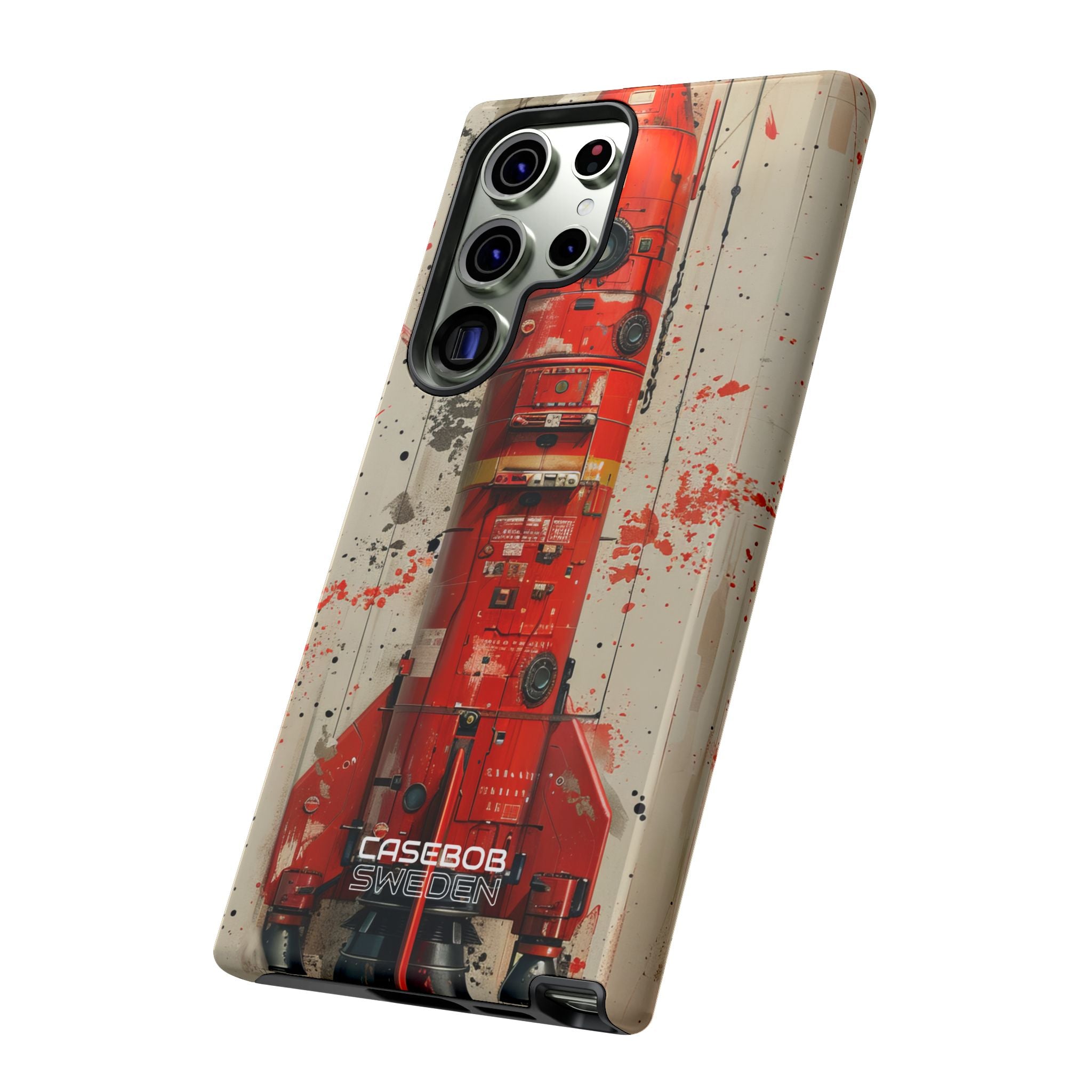 Crimson Rocket Burst Samsung S23 - Resistente