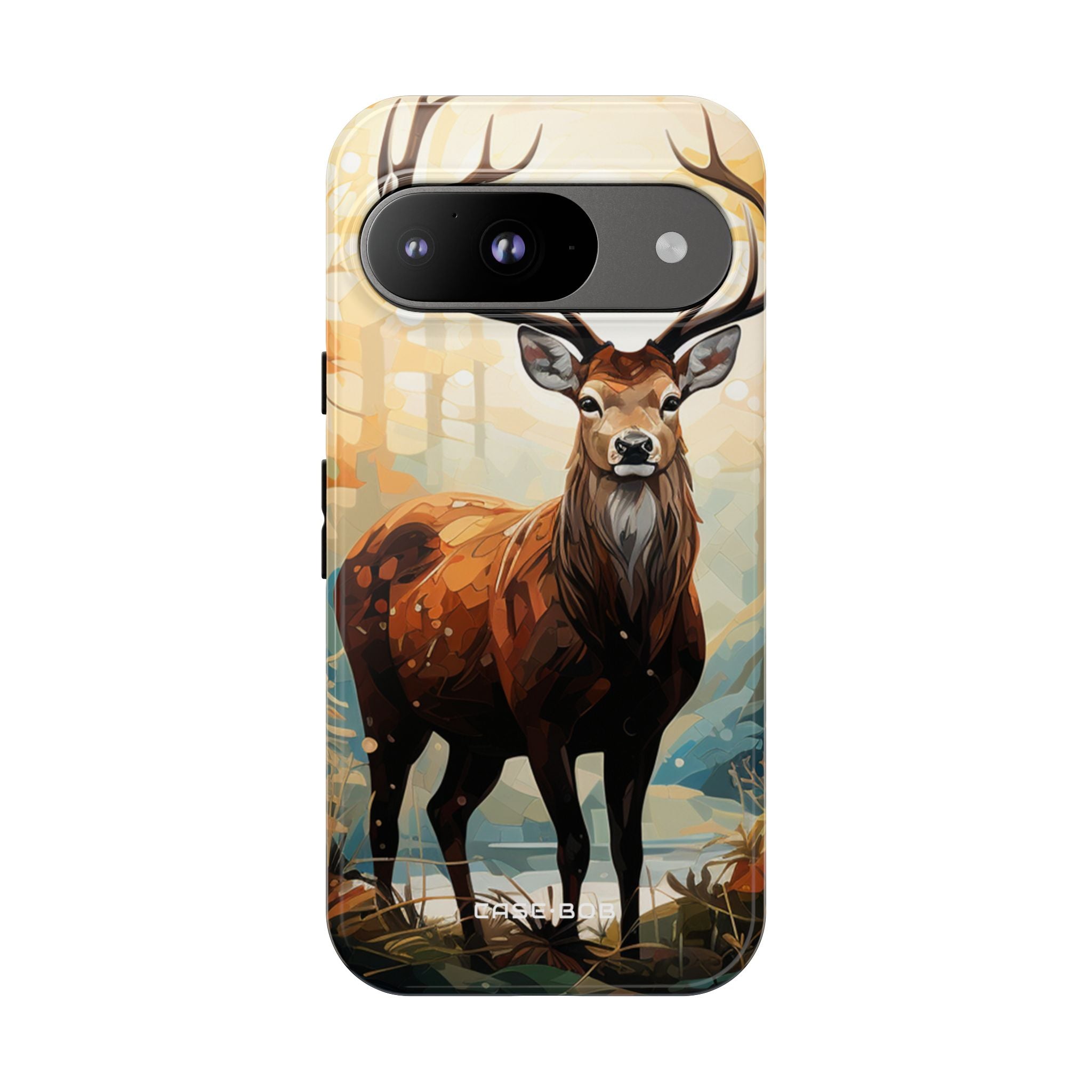 Glowing Stag Google Pixel 9 Case - Tough