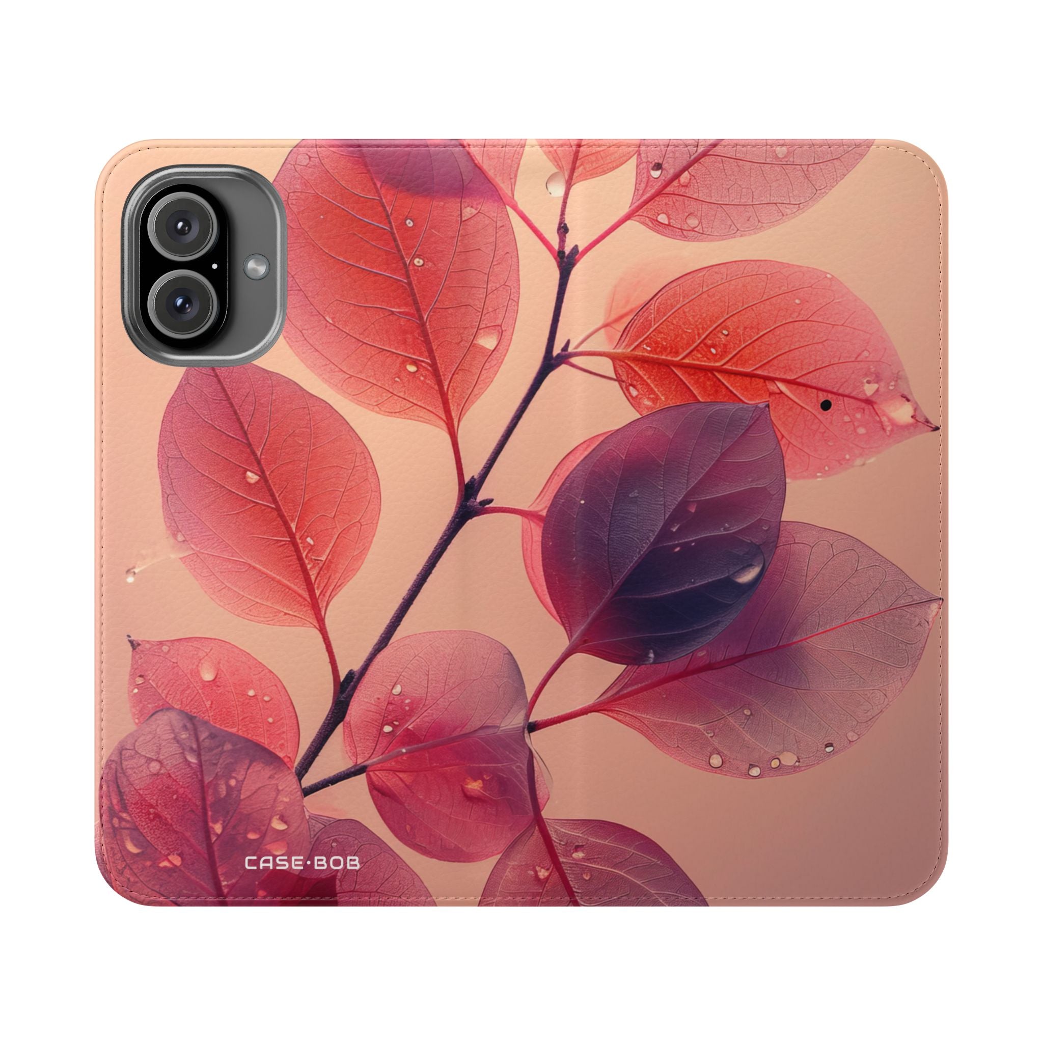 Häivytetyt lehdet - iPhone 16 Plus -kotelo - lompakko