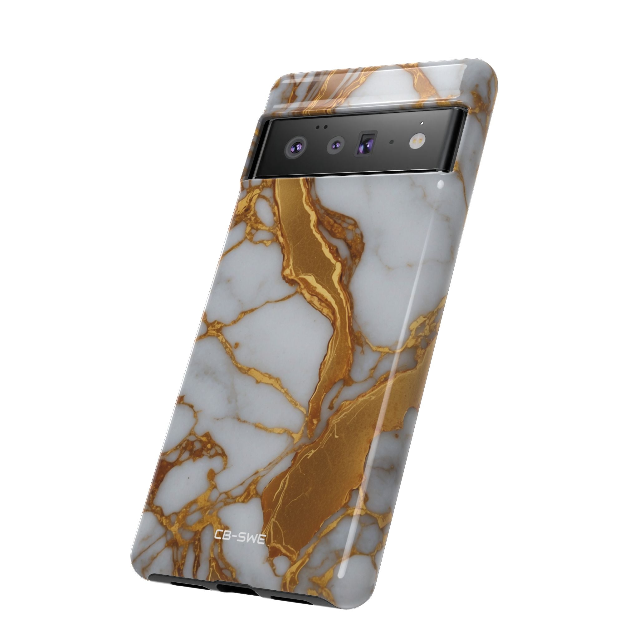Golden Veins Flow - Google Pixel Case