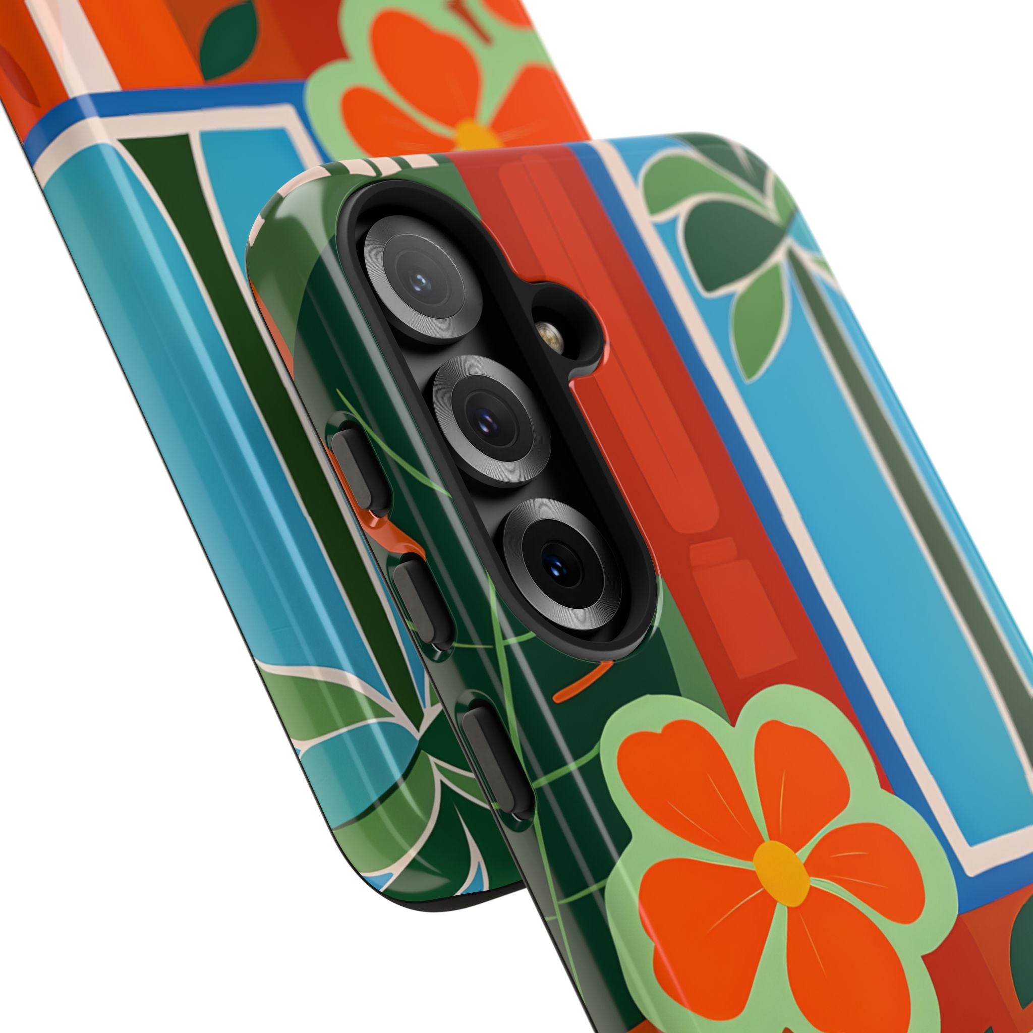 Orange Blossom Burst Samsung S25 Plus Case - Tough