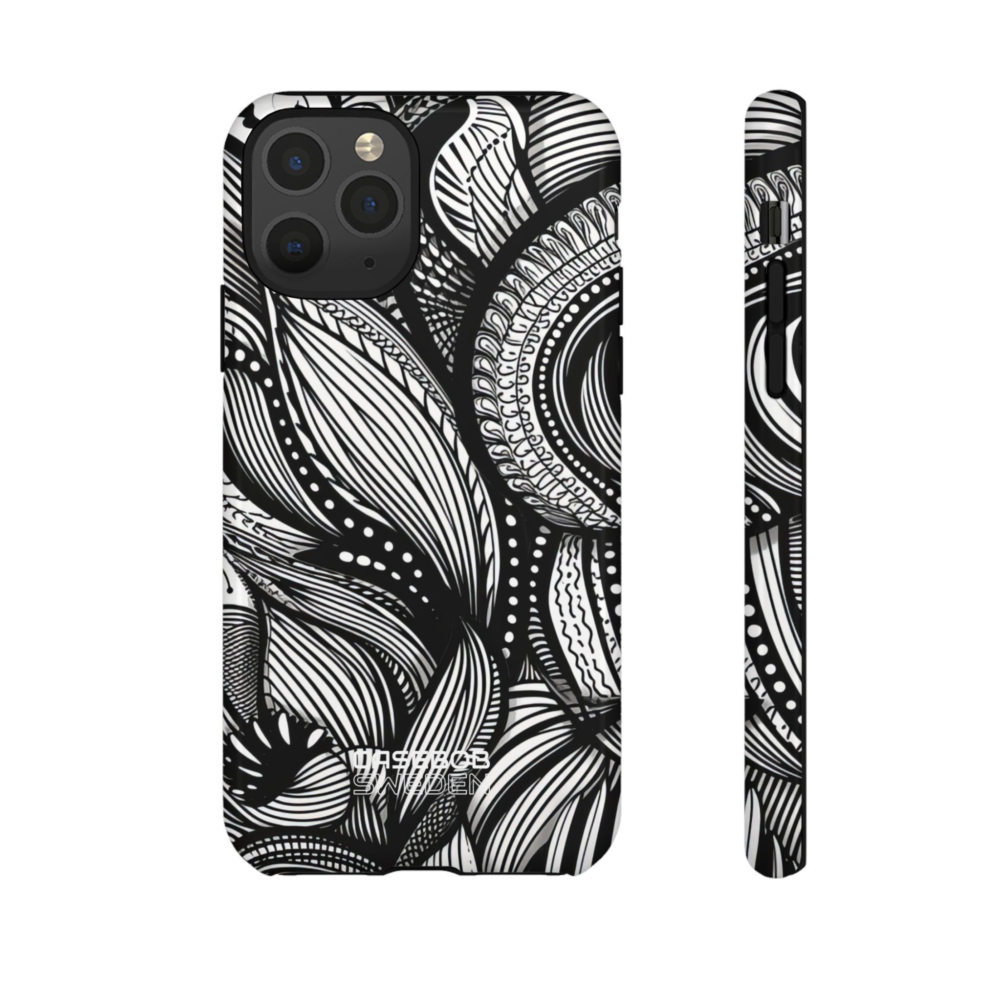 Flowing Ink Lines iPhone 11 - Tough