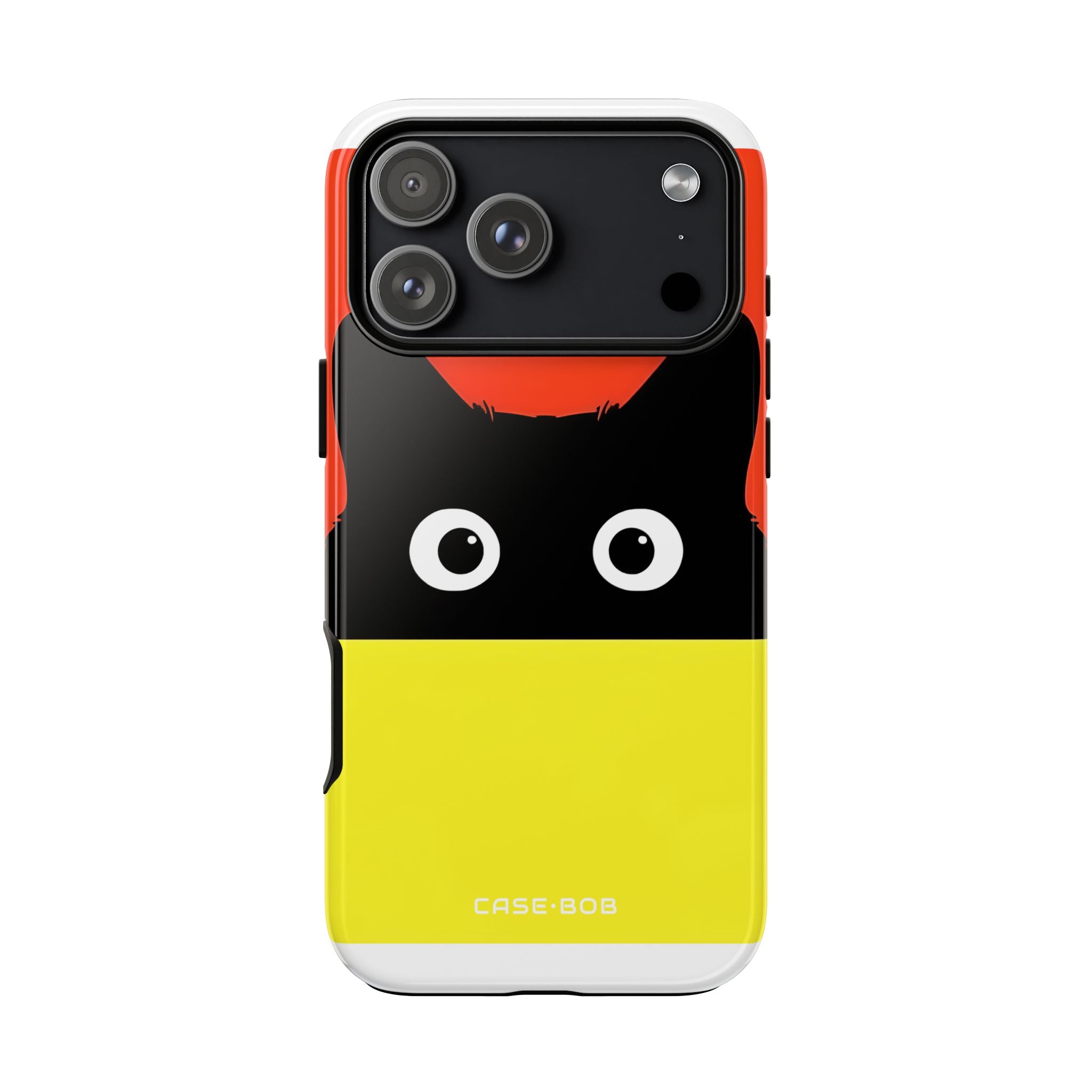 Peekaboo Cat Crimson iPhone 17 Pro Max Case - Tough