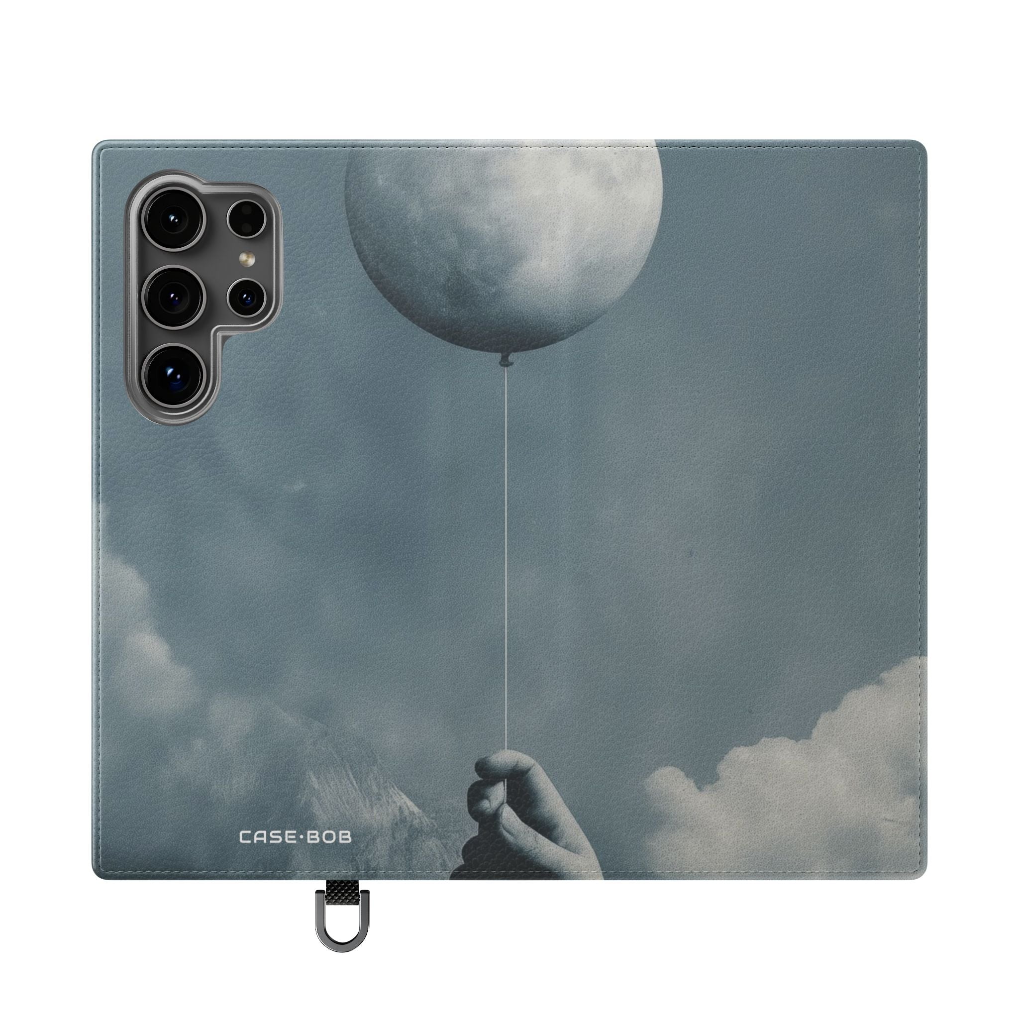 Moon Balloon Blue - Samsung S24 Ultra Case - Wallet