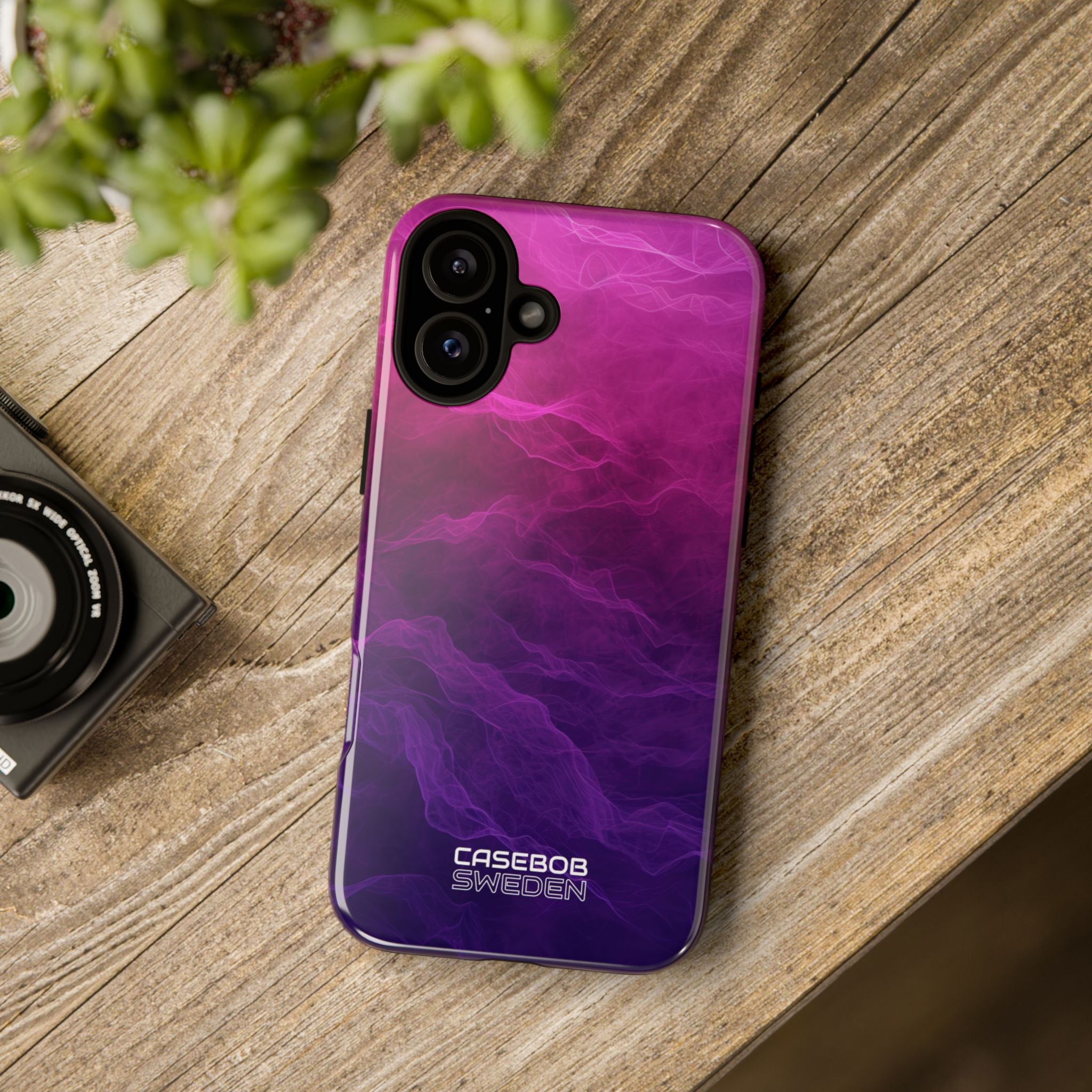 Violet Dream Currents iPhone 16 - Tough