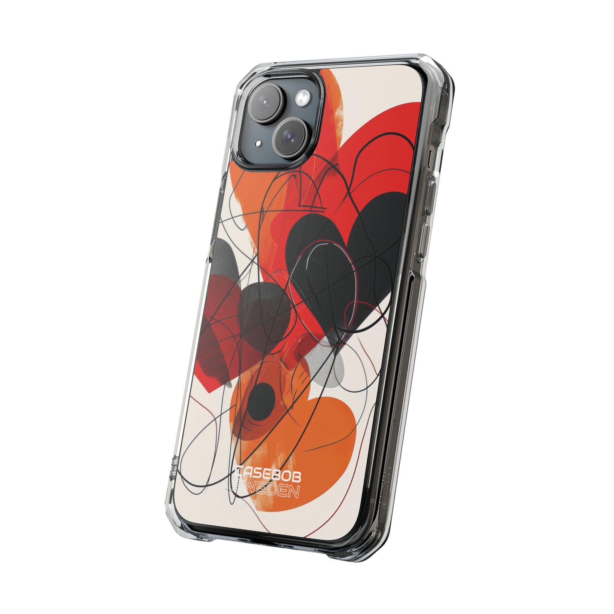 Crimson Motion Flow iPhone 15 - Impact Clear+