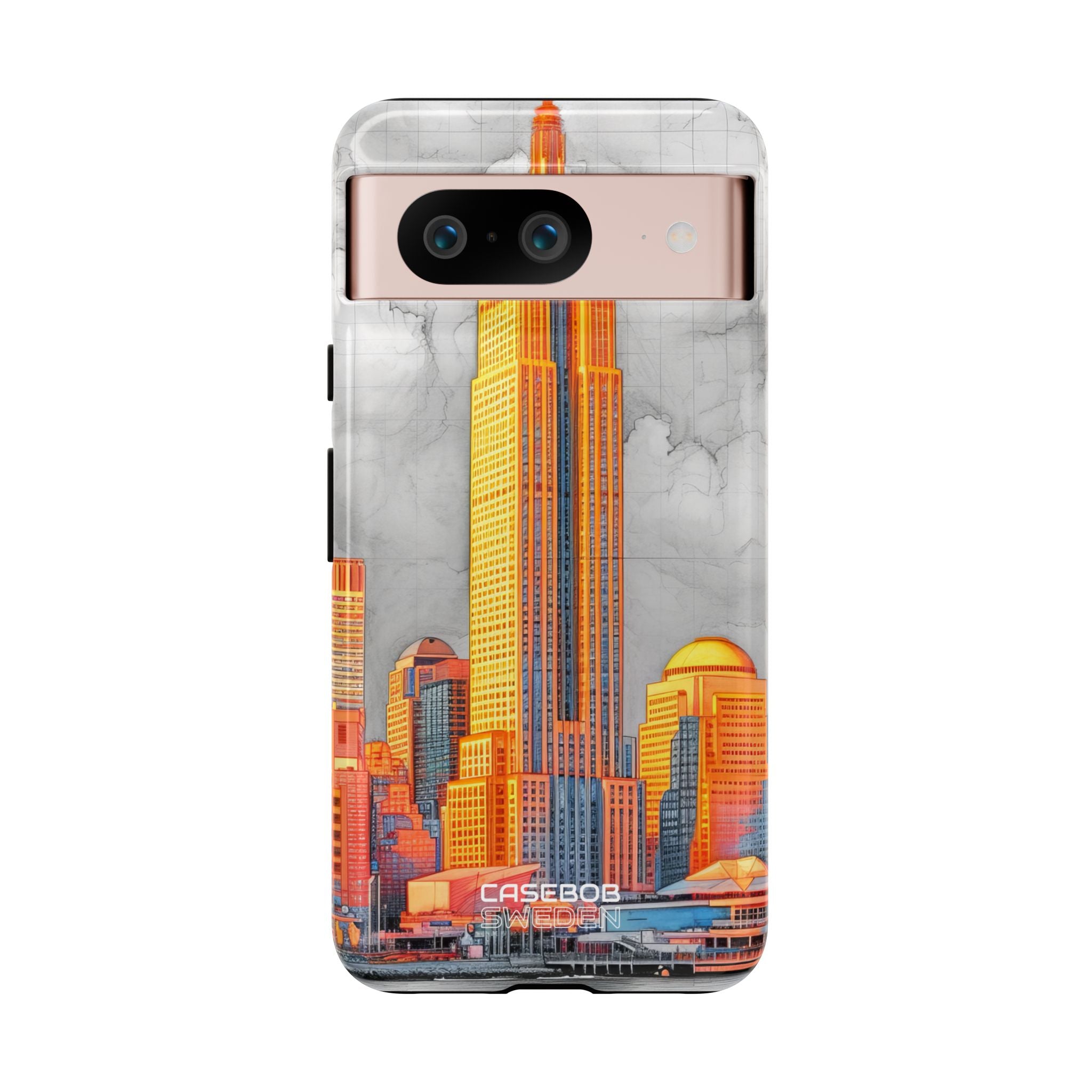 Vibrant City Skyline Google Pixel 8 - Tough