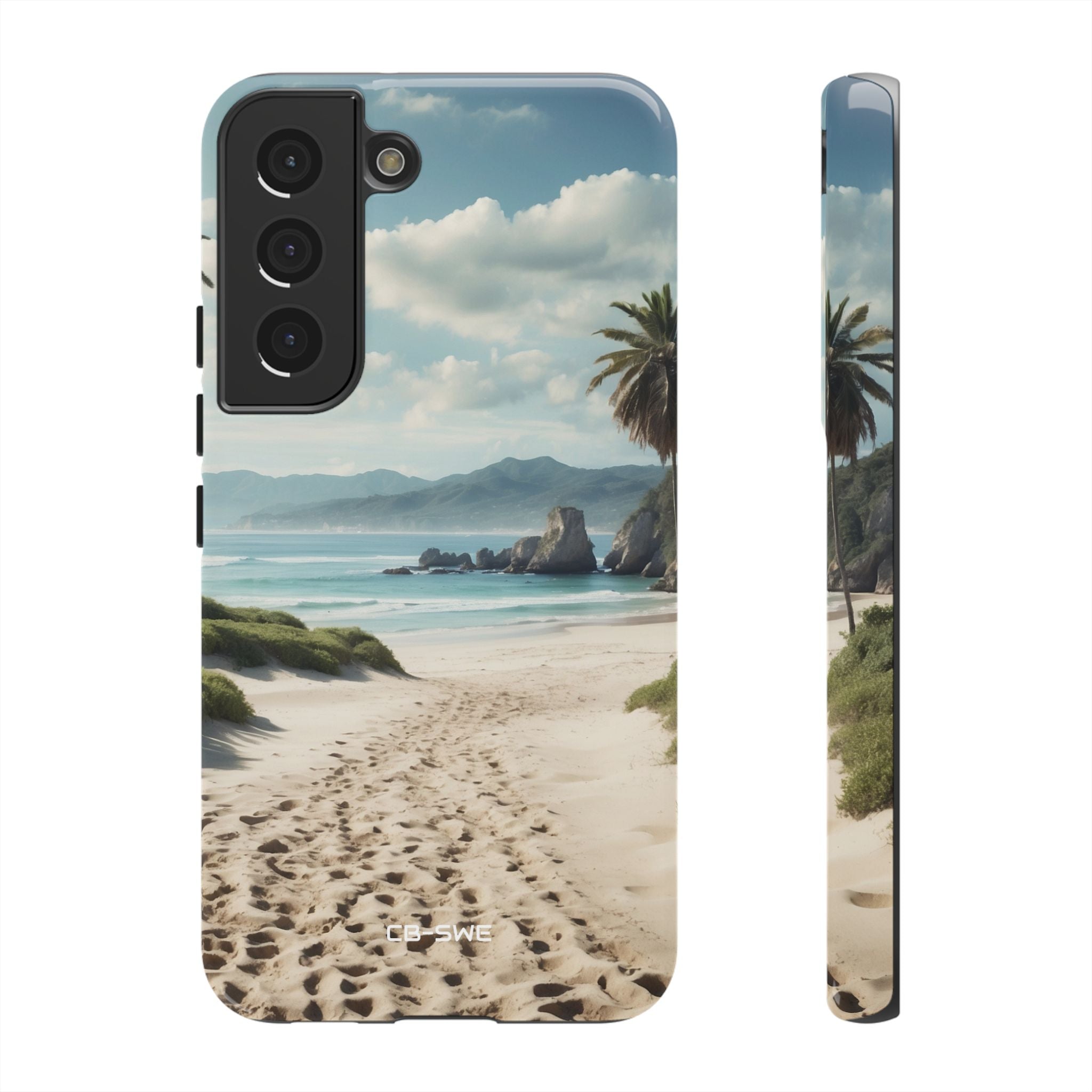 Footprints Trace Sand - Samsung Case