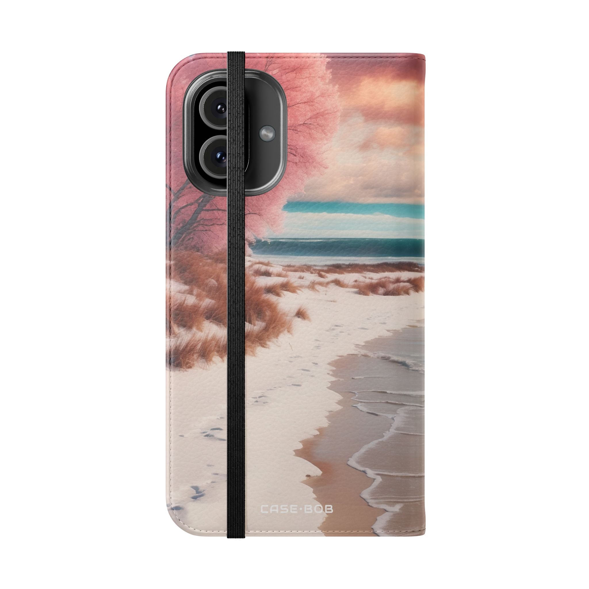 Pink Breeze Tree - iPhone 16 Plus Case - Wallet