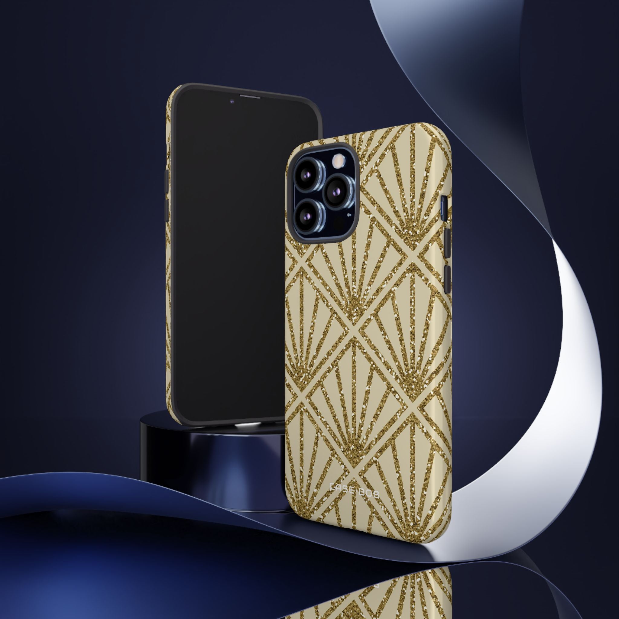 Gold Diamond Radiance iPhone 13 Pro Max Case - Tough