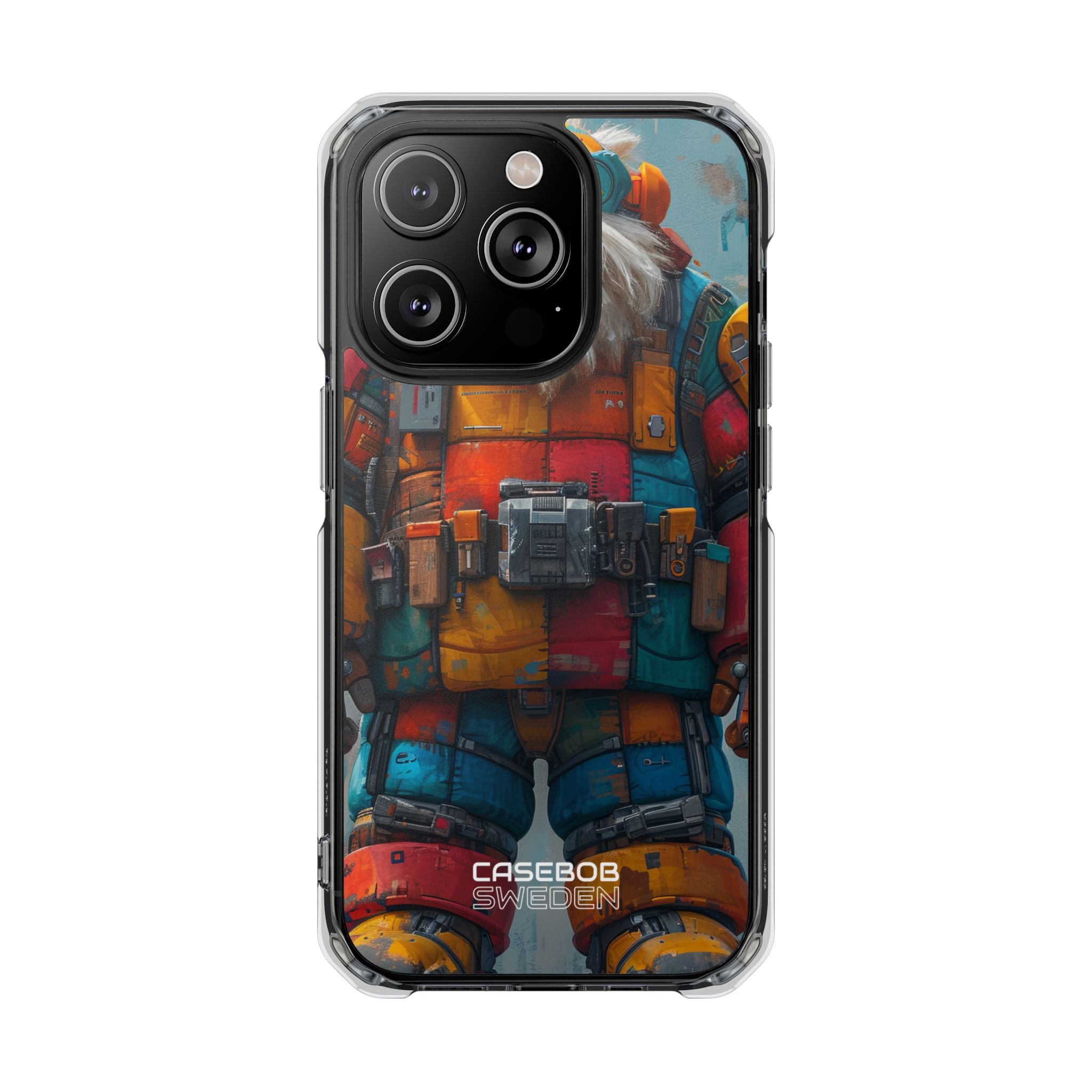Whimsical Robot Wanderer iPhone 14 - Impact Clear+