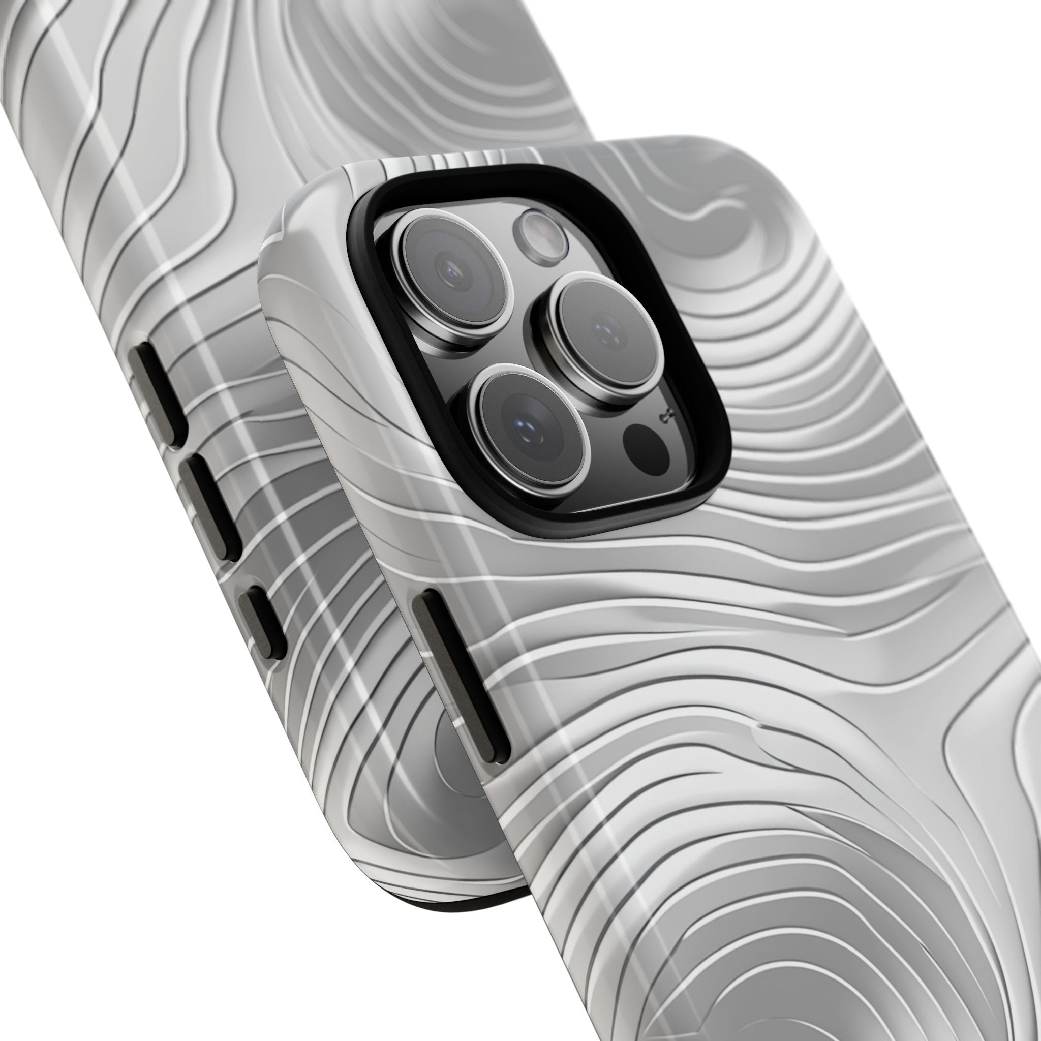 Linee Fluide Monocromatiche iPhone 16 - Tough