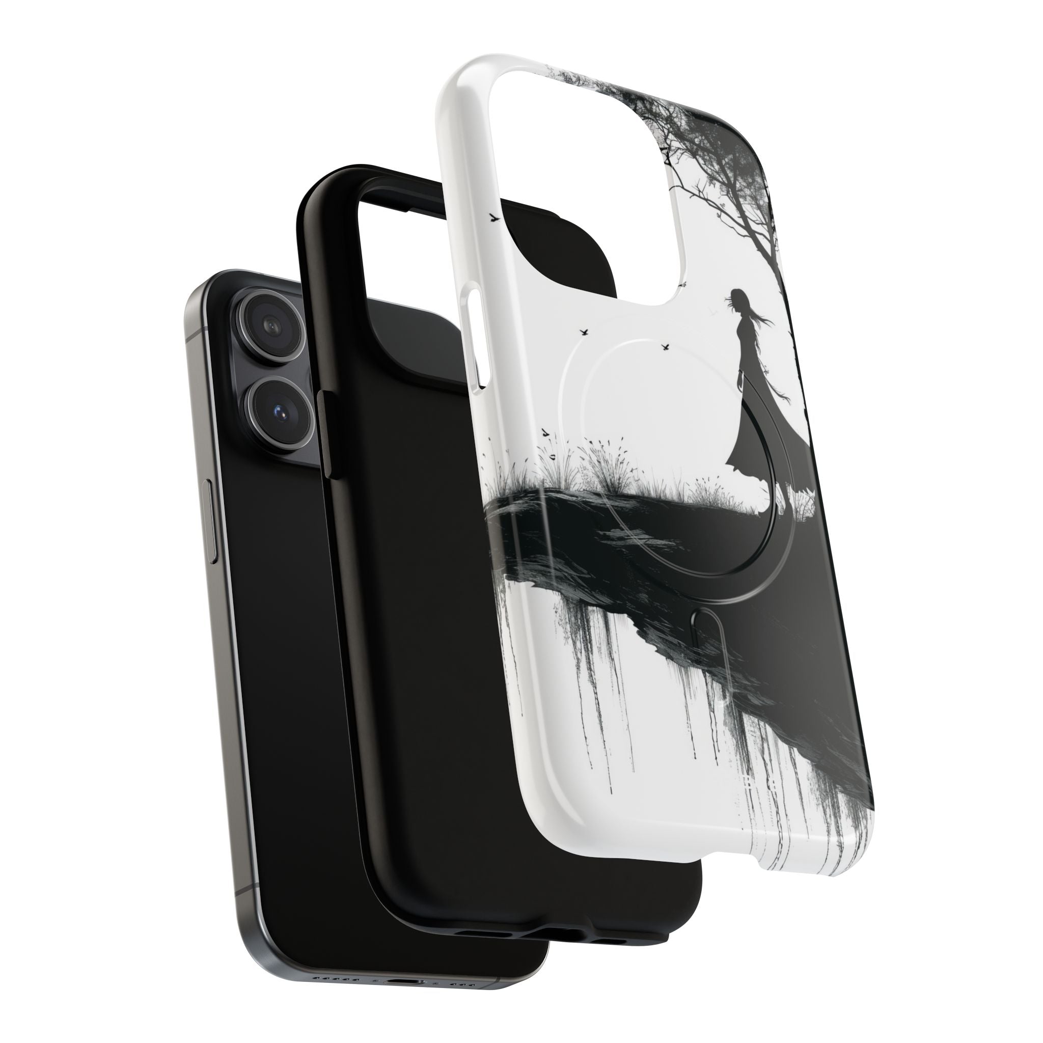 Cliffside Silhouette iPhone 15 Pro Case - Tough+