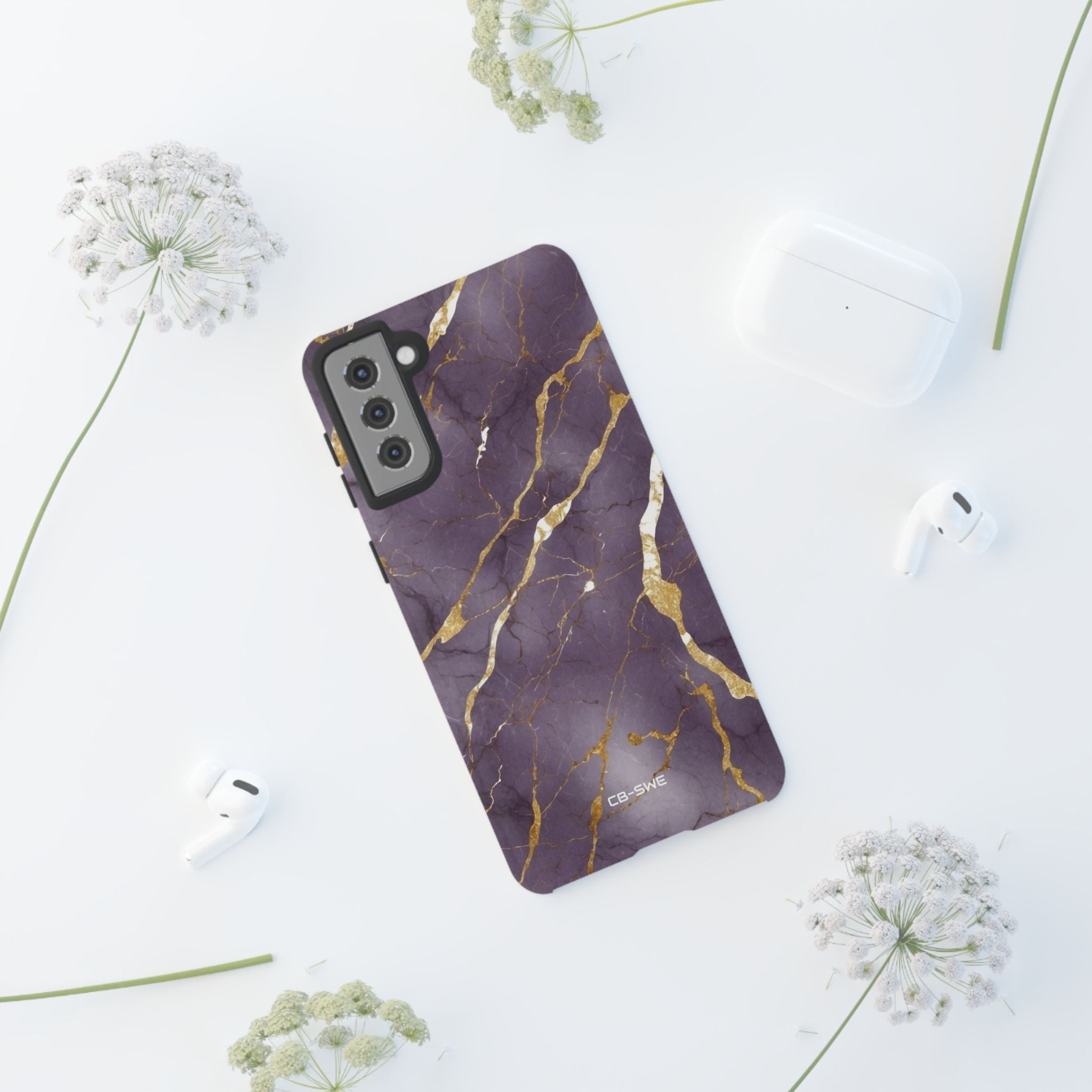 Golden Veins Flowing - Samsung Case