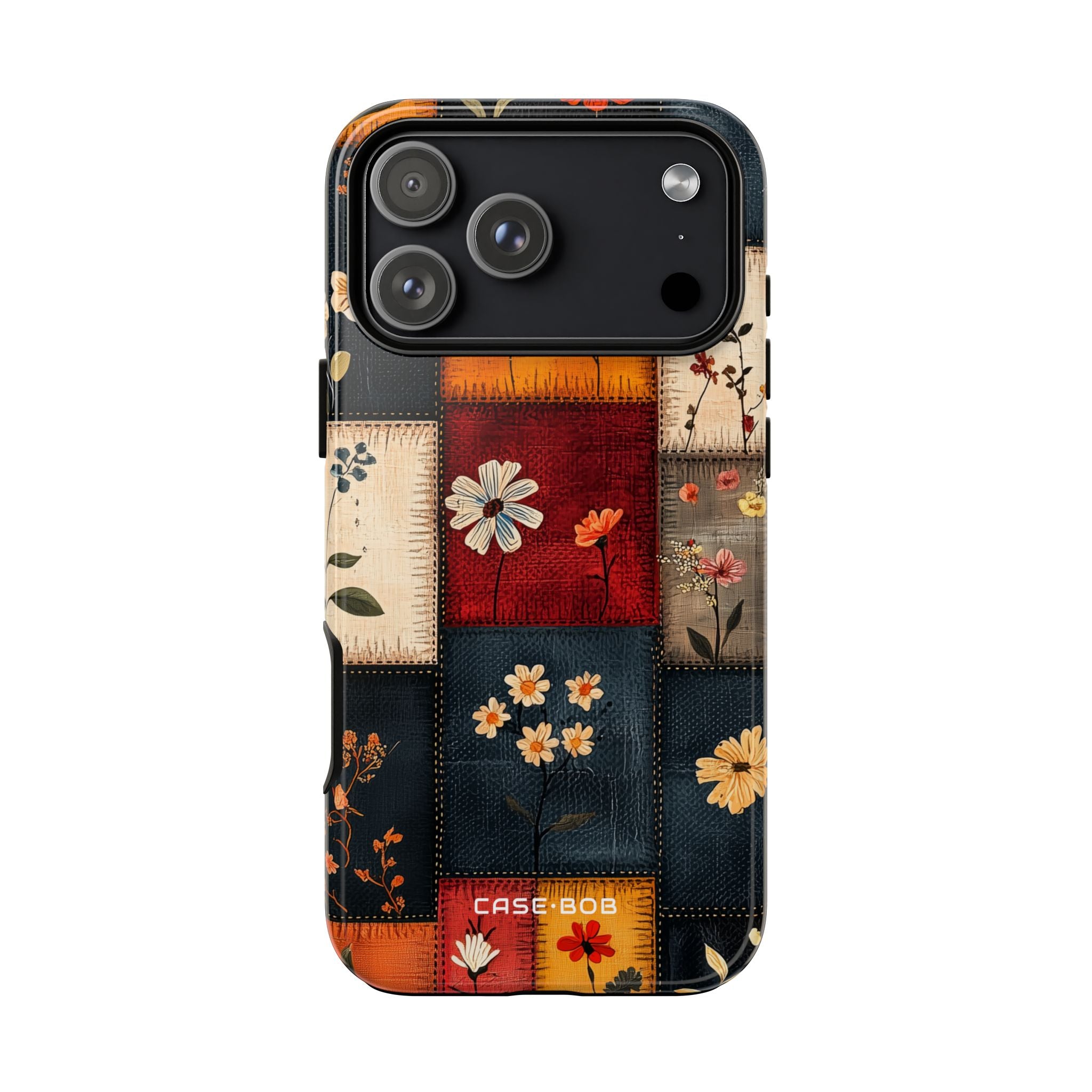 Patchwork Blooms iPhone 17 Pro Max Case - Tough