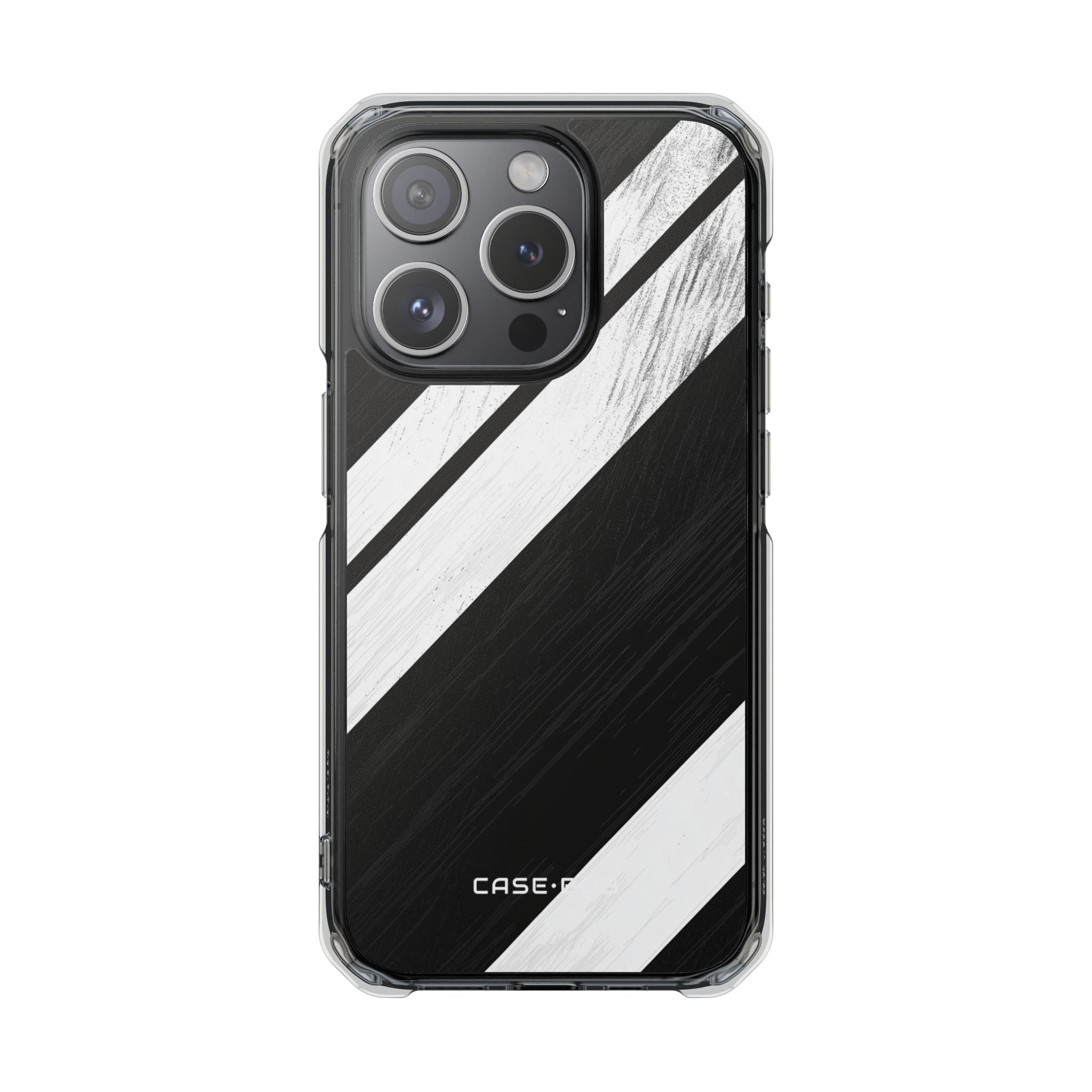 Distressed Stripe Motion iPhone 15 Pro Case - Impact