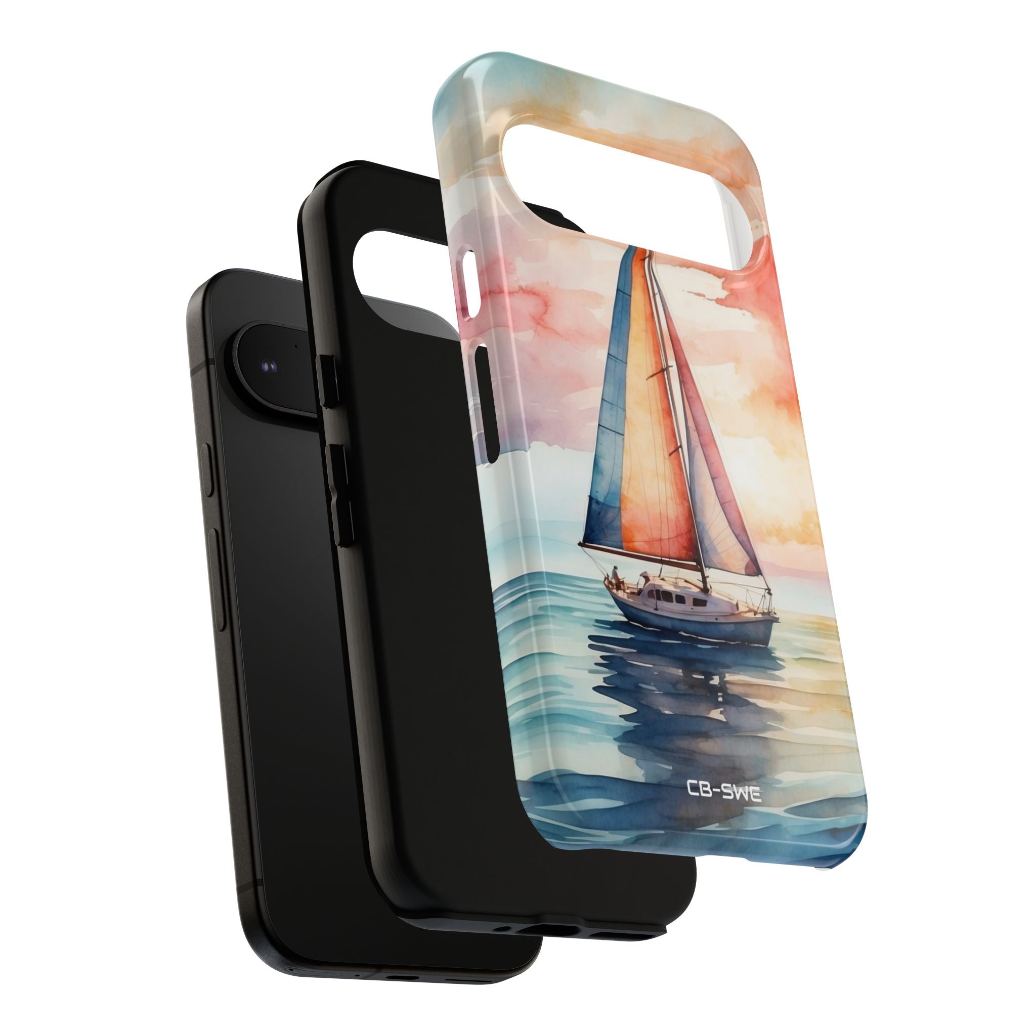 Sailboat Glides Calm - Google Pixel Case
