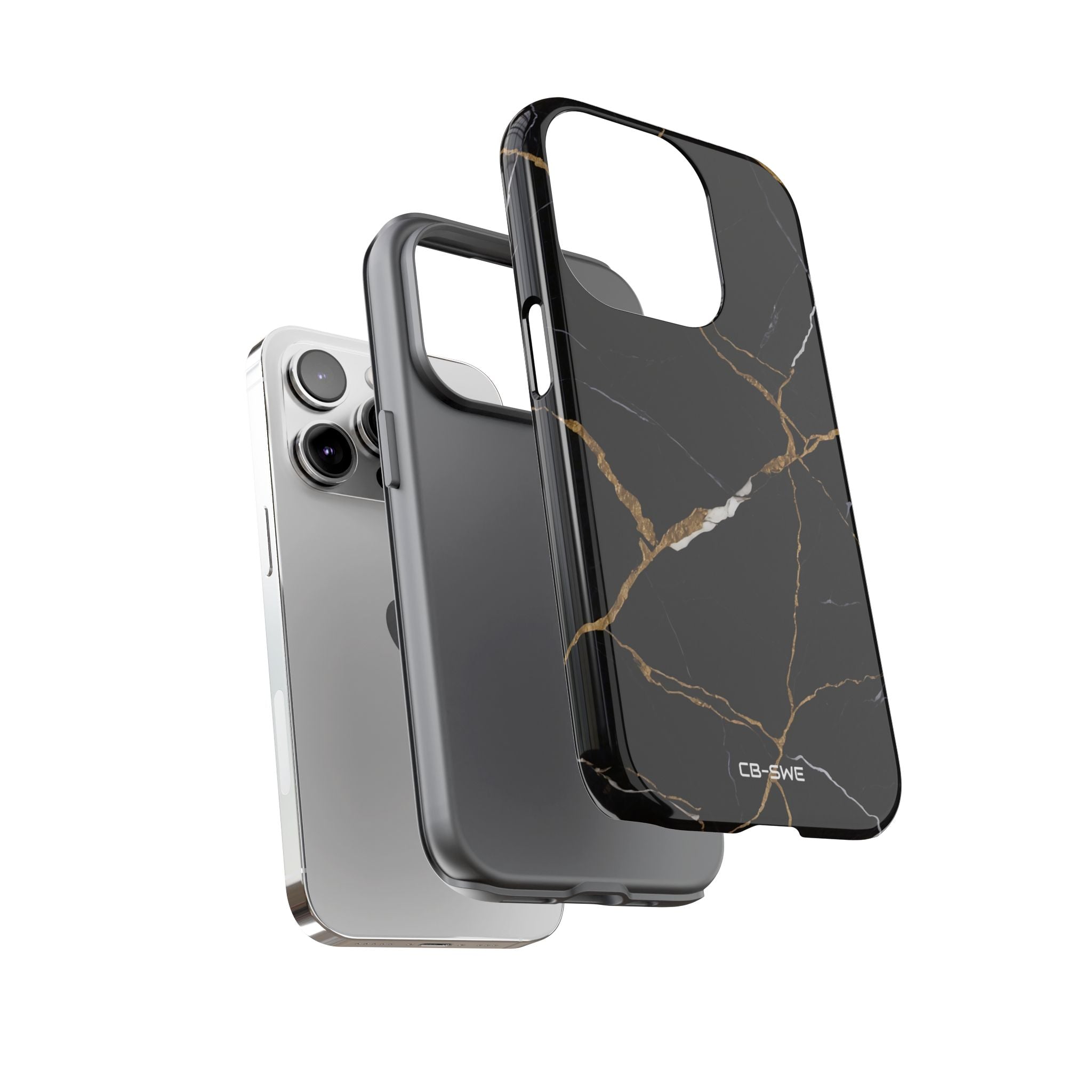 Golden Veins Emerge - iPhone Case