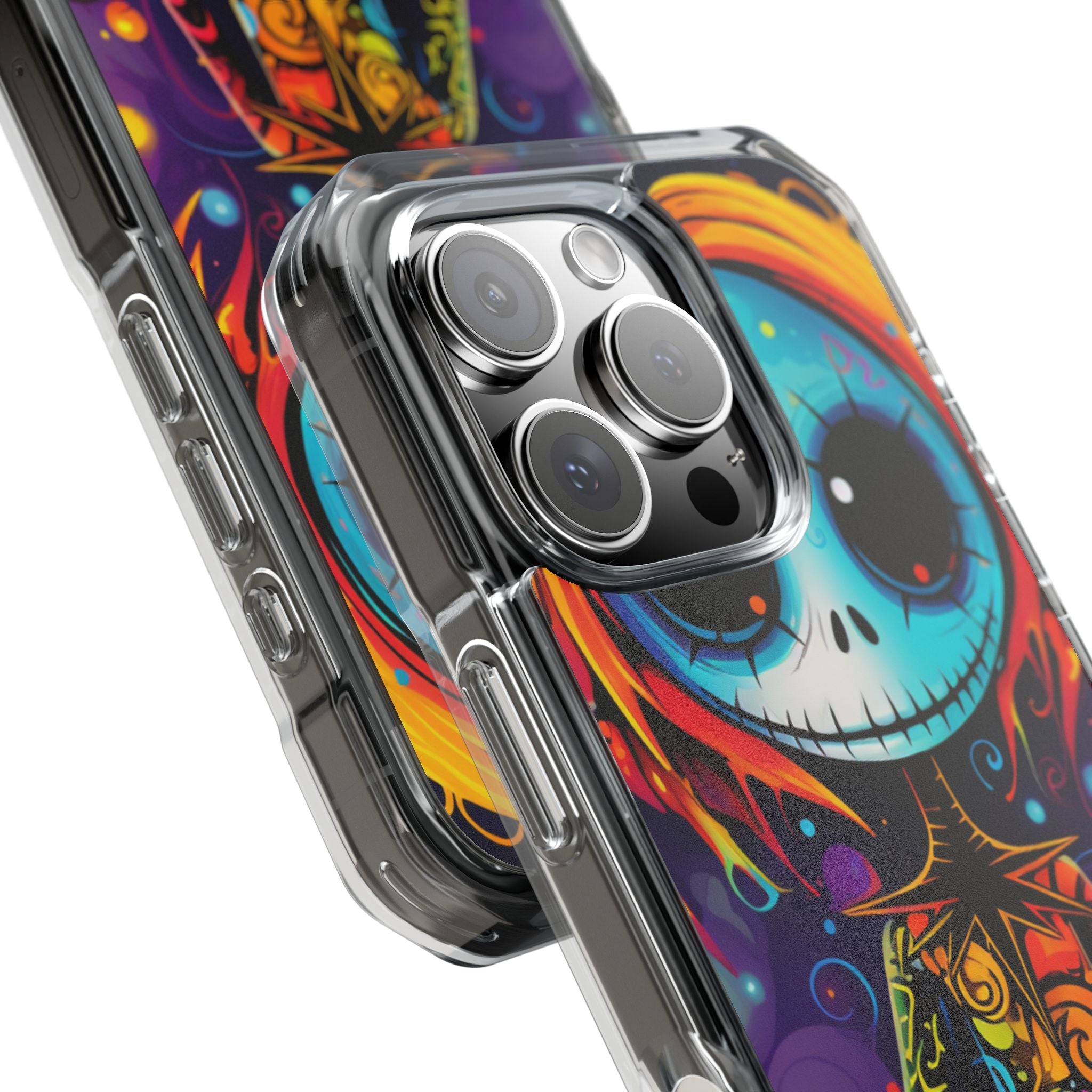 Skeletal Figure Laughs iPhone Case - Impact
