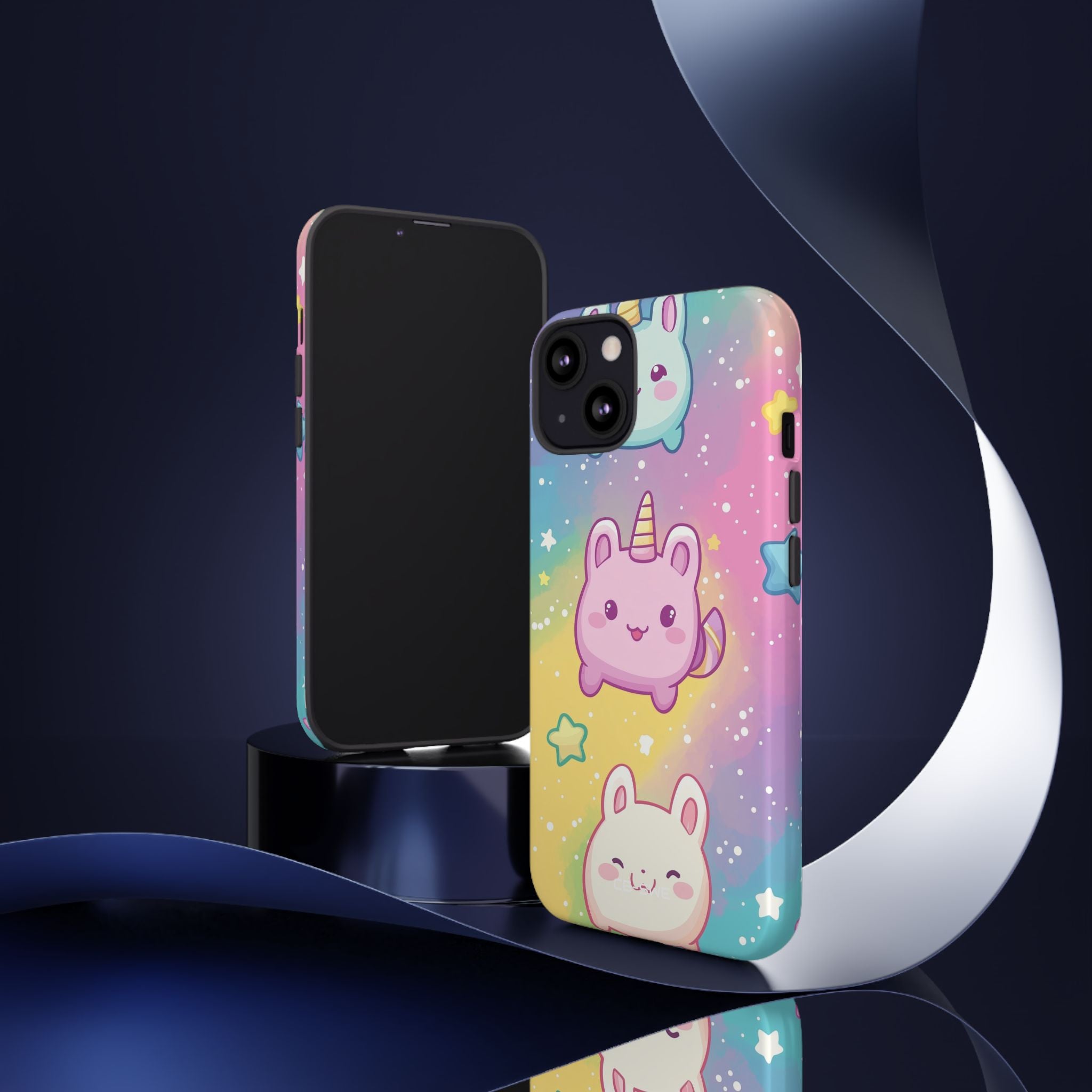 Bunnies Dance Under Stars - iPhone Case