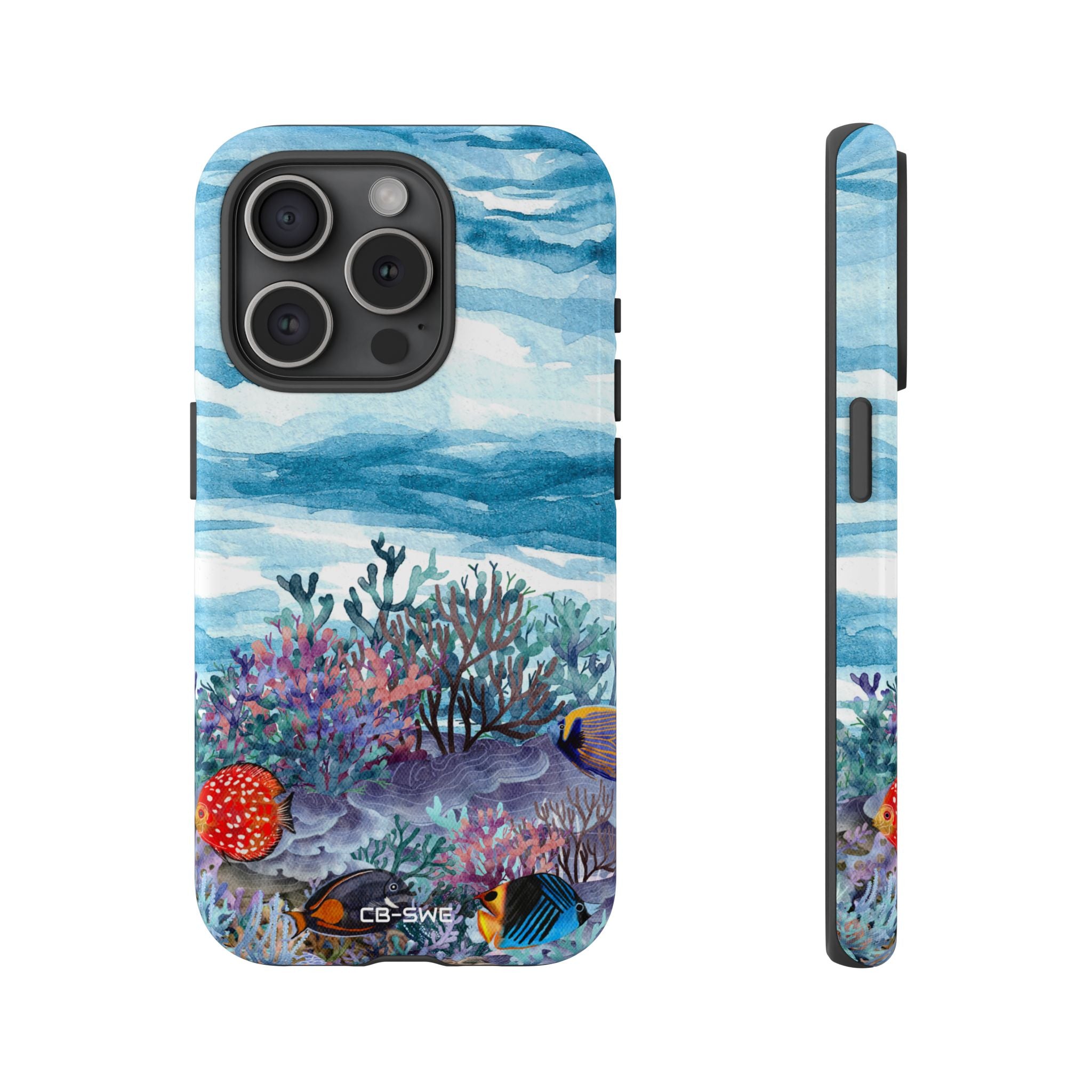 Aquatic Life Watercolors - iPhone Case