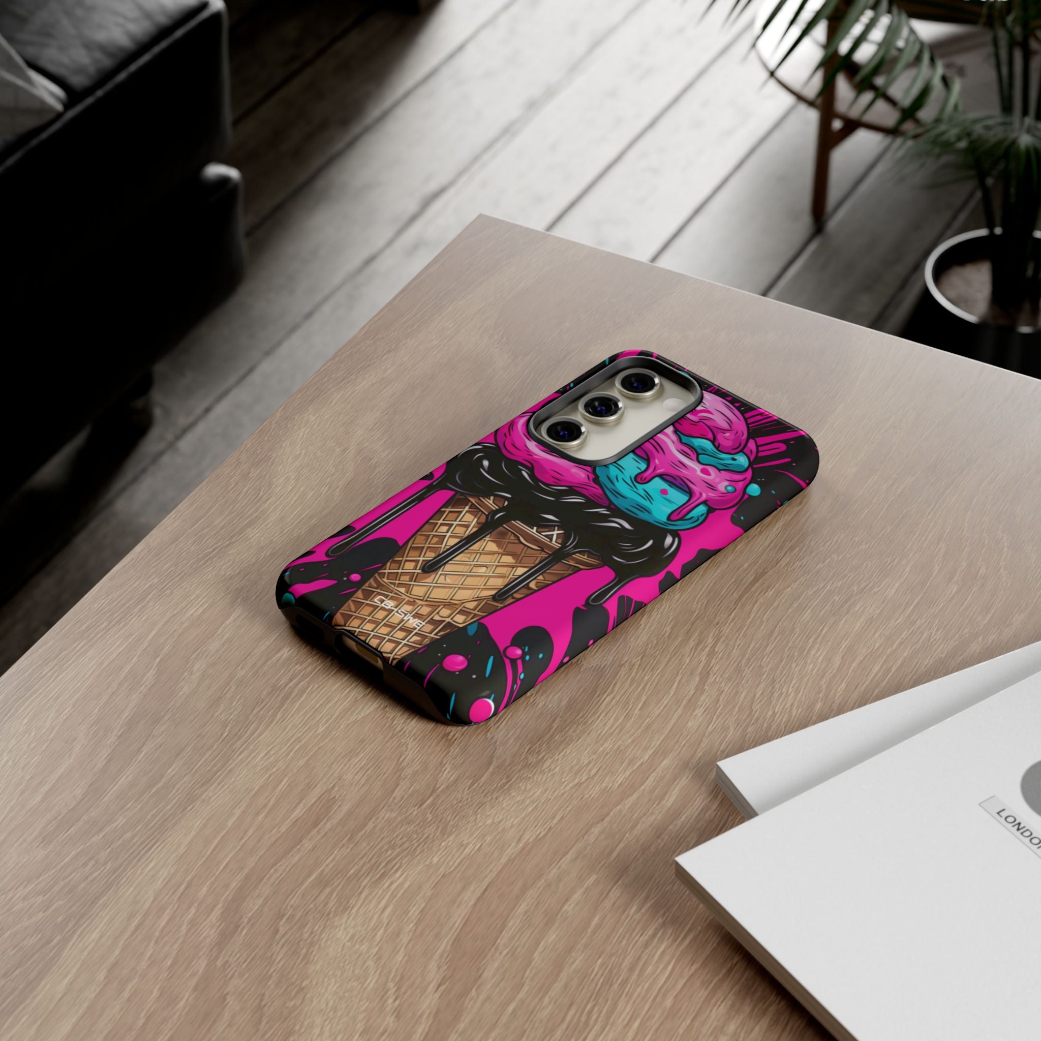 Neon Ice Cream Burst - Samsung Case
