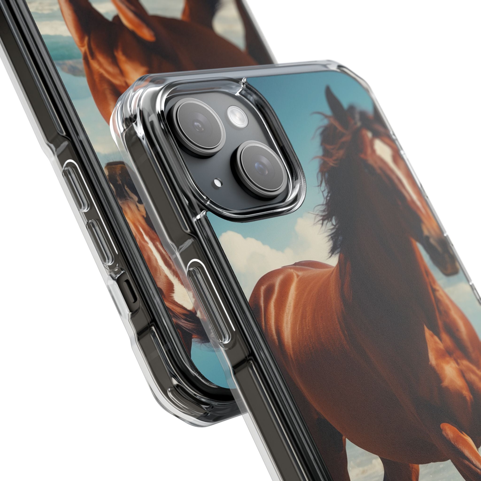 Blazing Horse iPhone 15 Plus Case - Impact