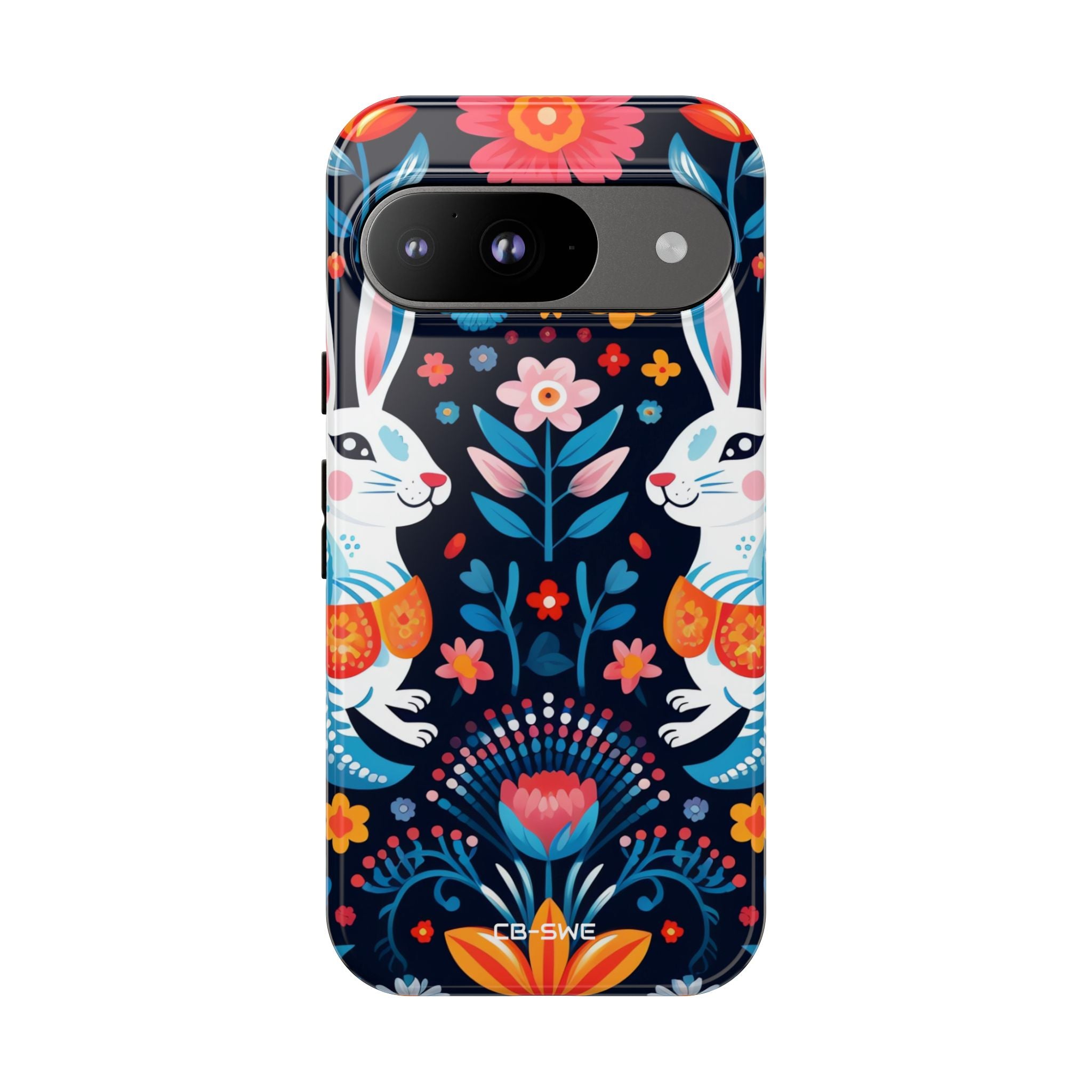 Bunnies Hop Flowers - Google Pixel Case