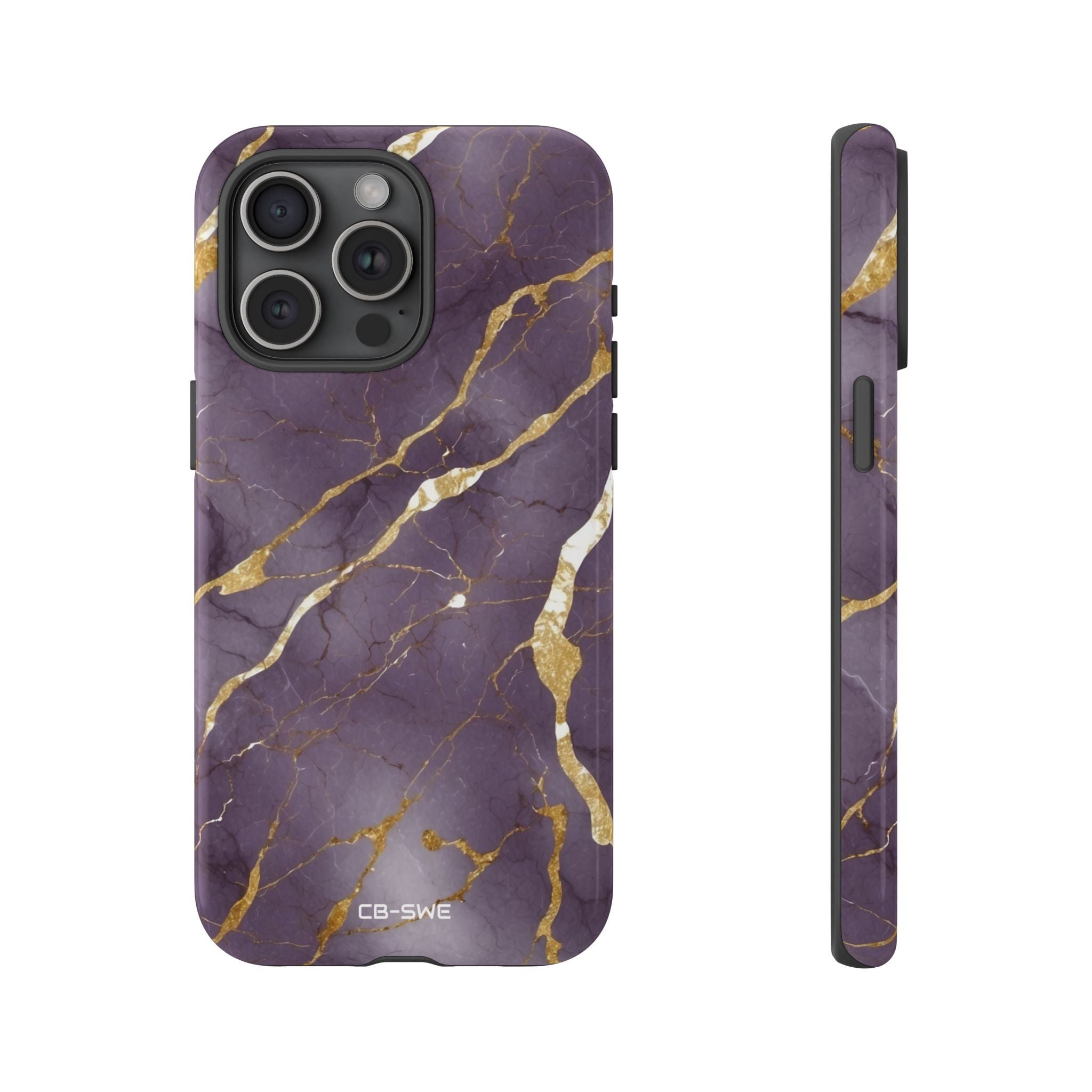 Golden Veins Flowing - iPhone Case