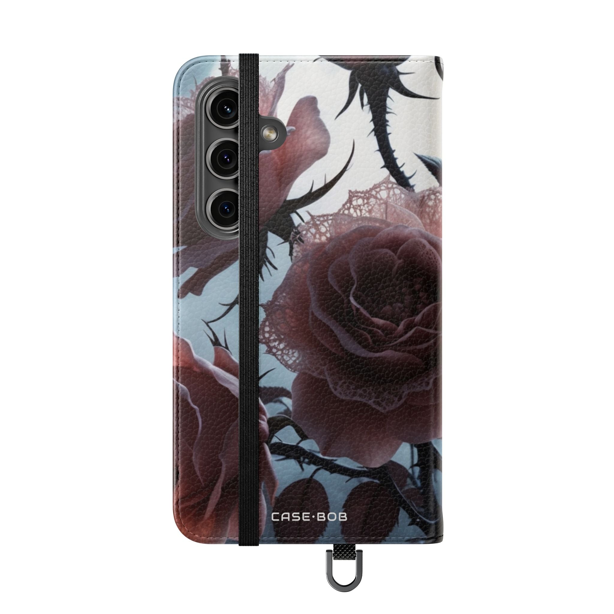 Lace Rose Moonlight - Samsung S24 Case - Wallet