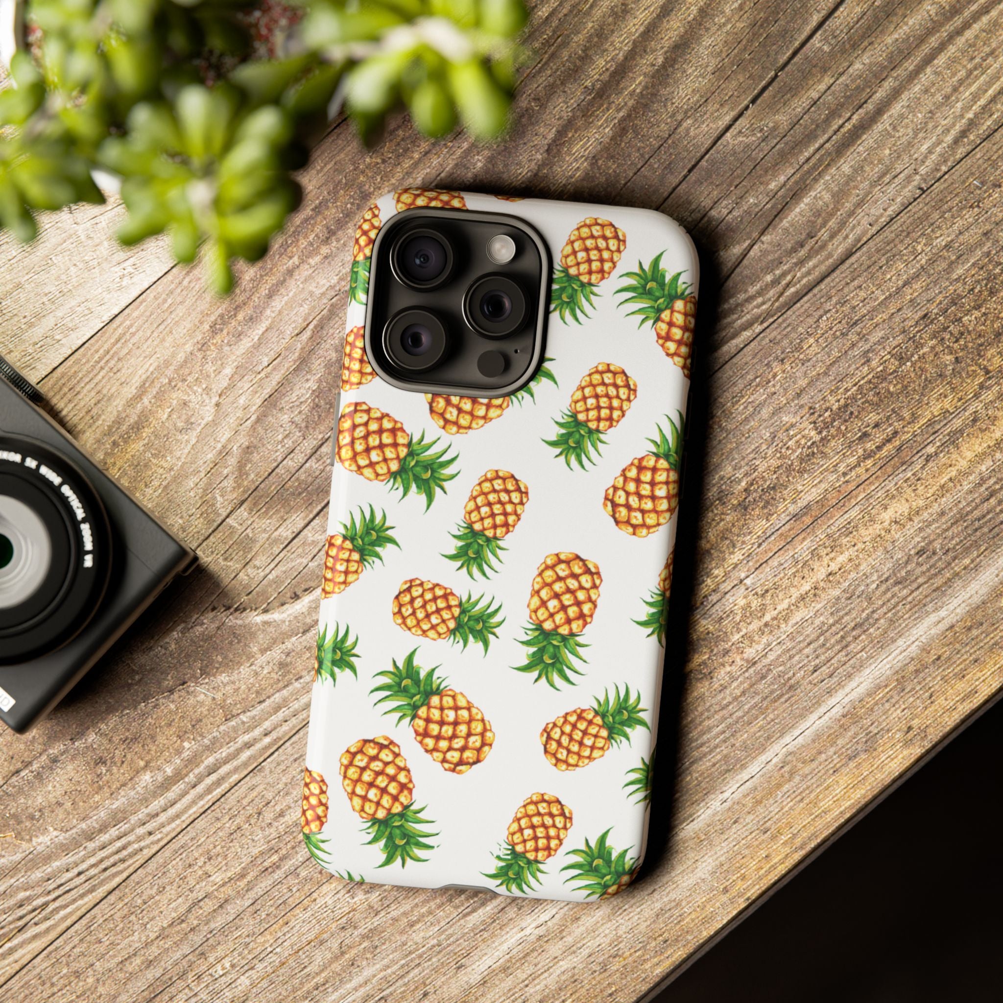 Pineapples Dance Joyfully - iPhone Case