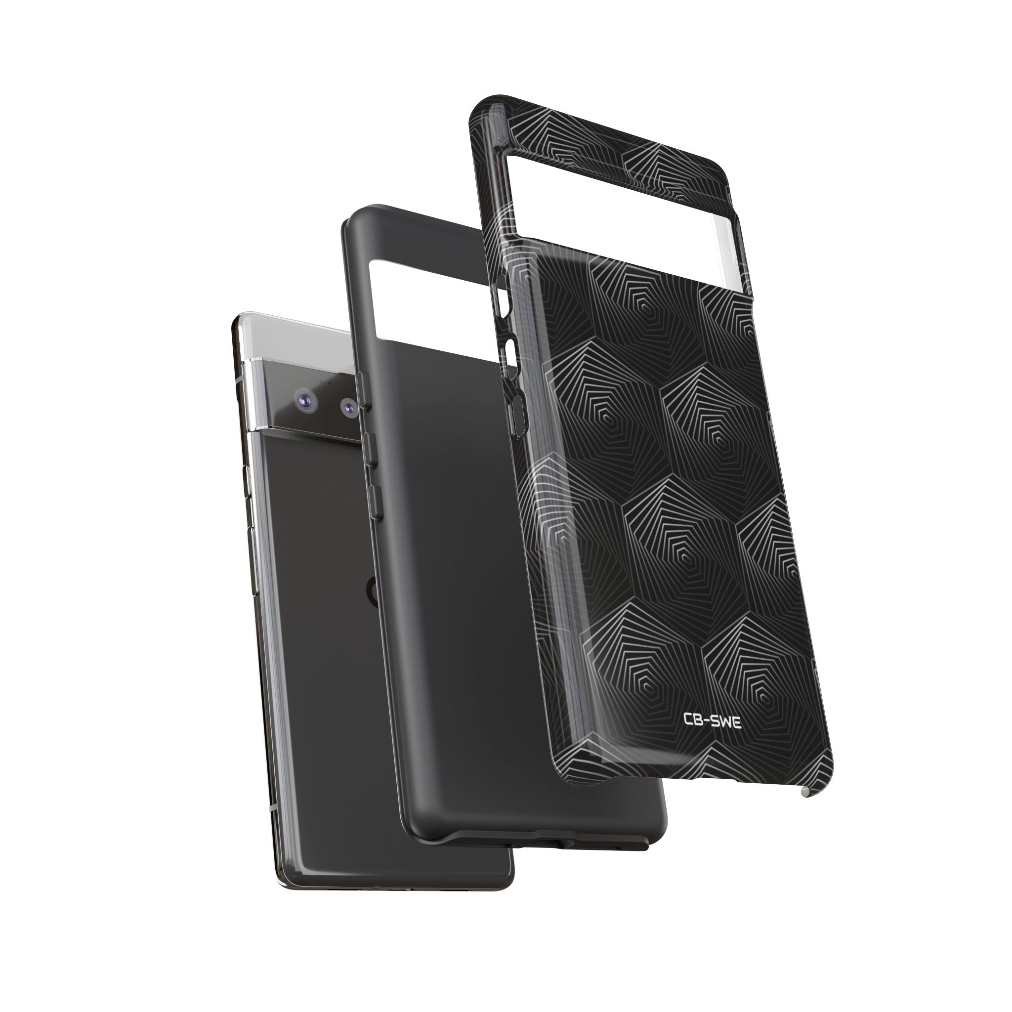Geometric Spiral Illusion - Google Pixel Case