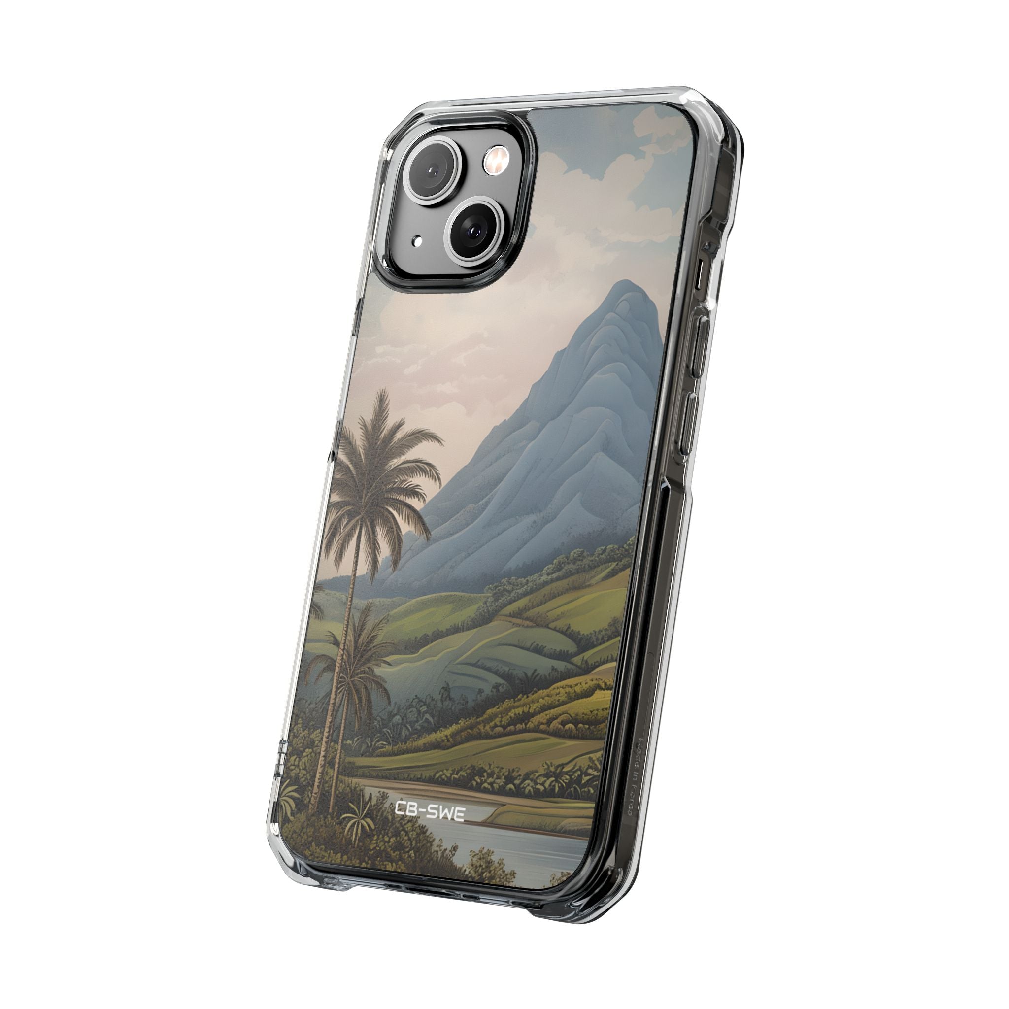 Serene Mountain Oasis iPhone Case - Impact