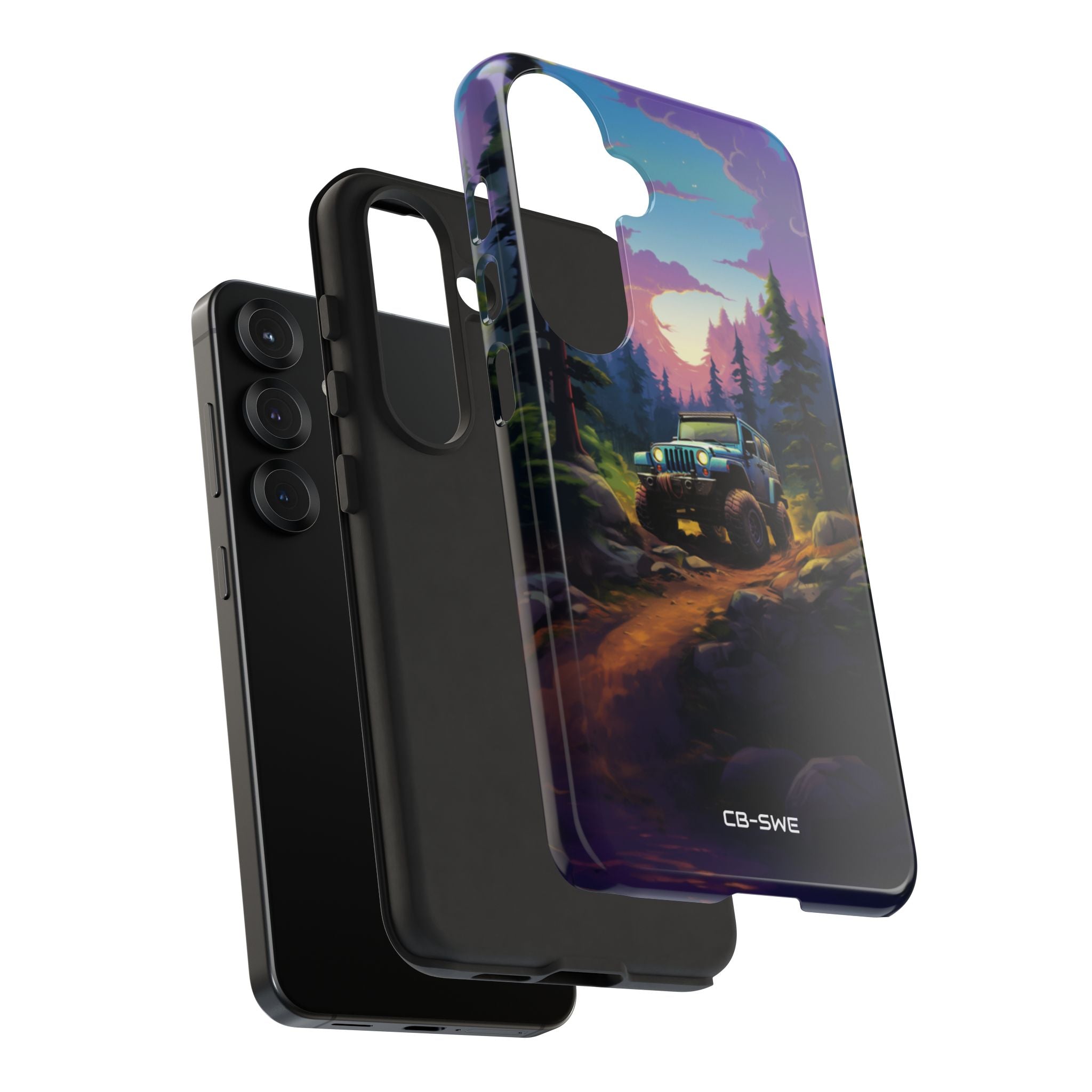 Sunset Forest Drive - Samsung Case