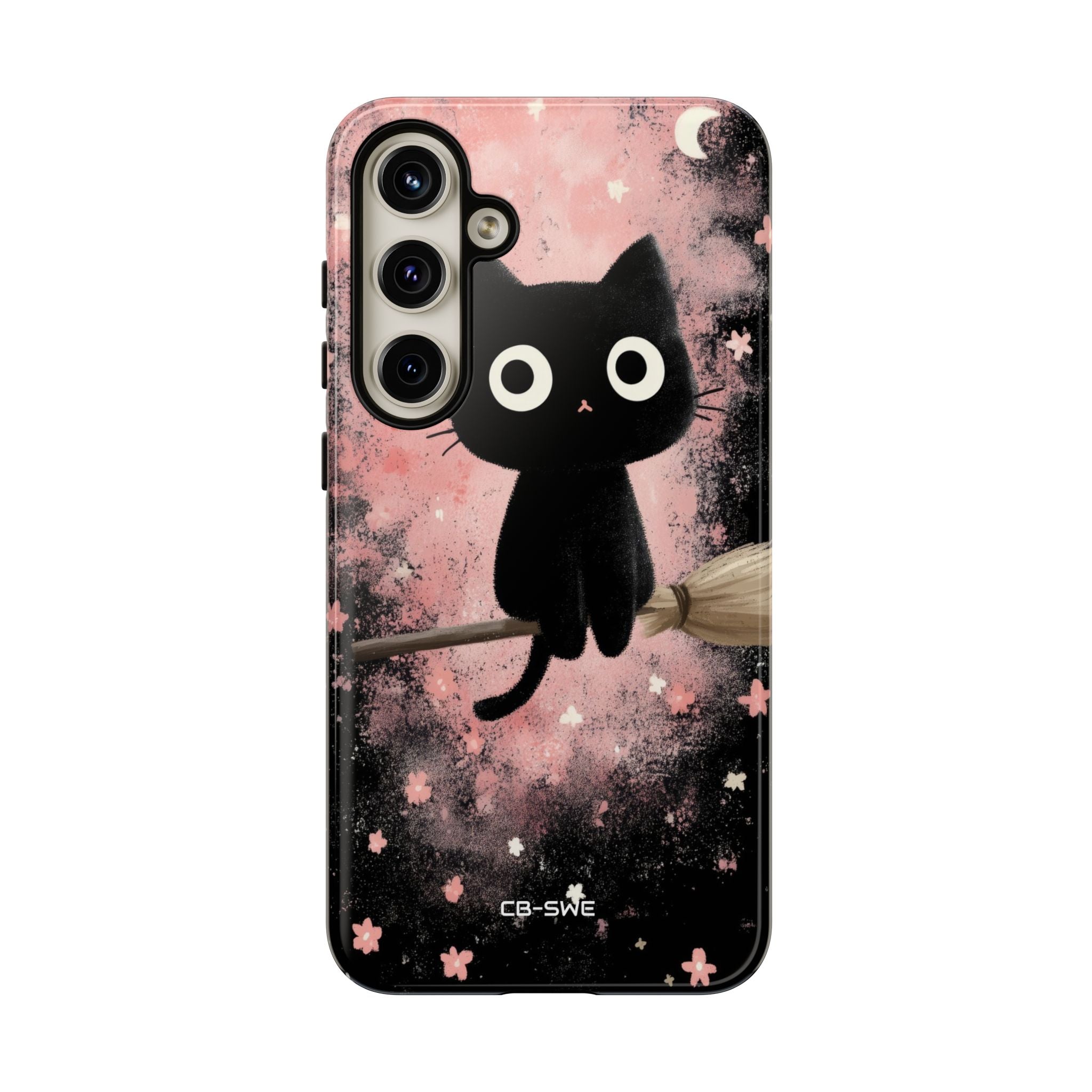 Whimsical Cat Soars - Samsung Case