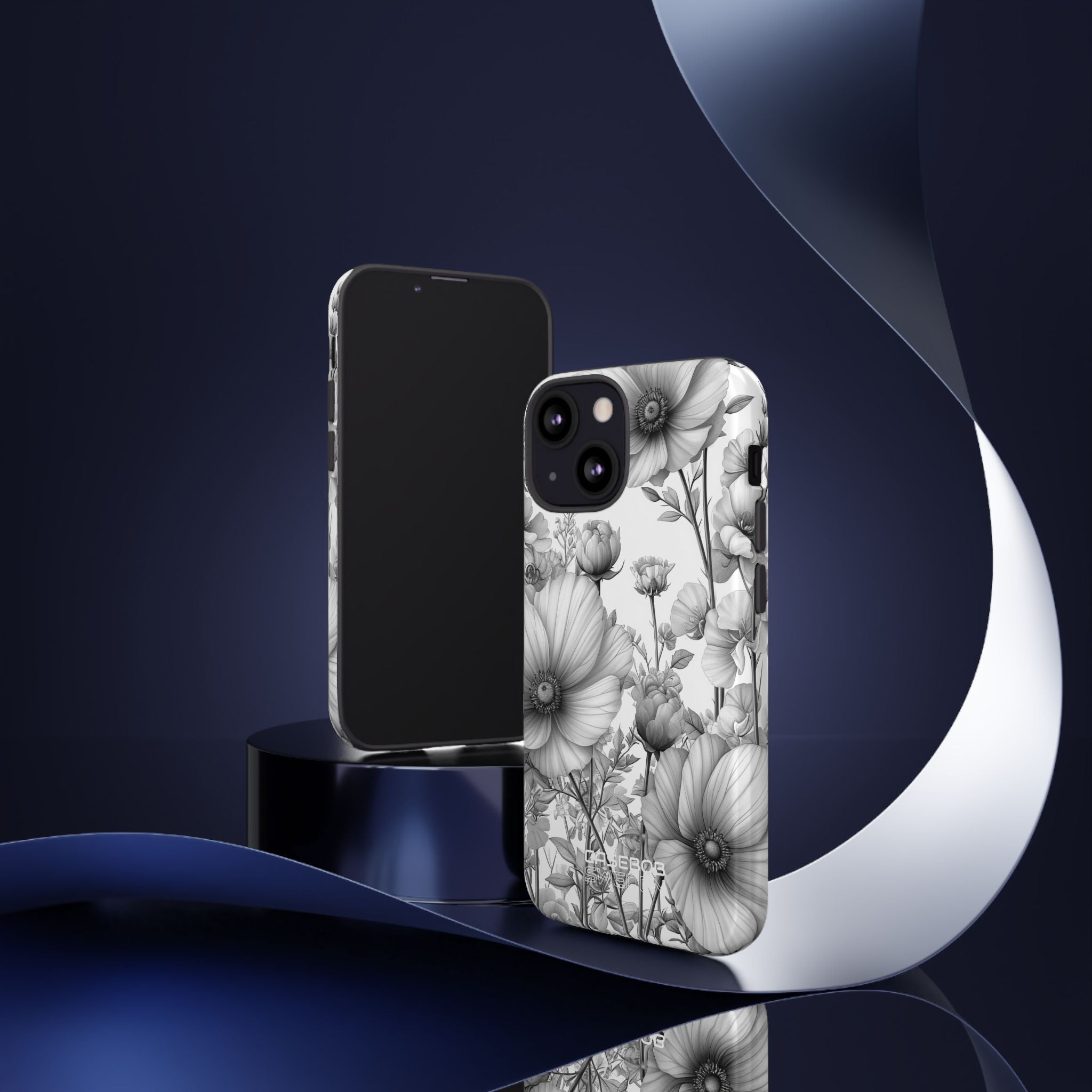 Vintage Floral Etching iPhone 13 - Tough