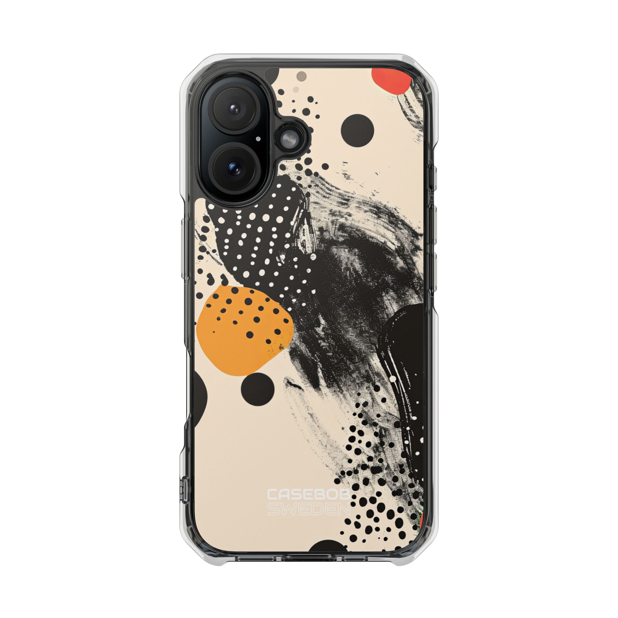 Swirl Chaos Geometry iPhone 16 - Impact Clear+