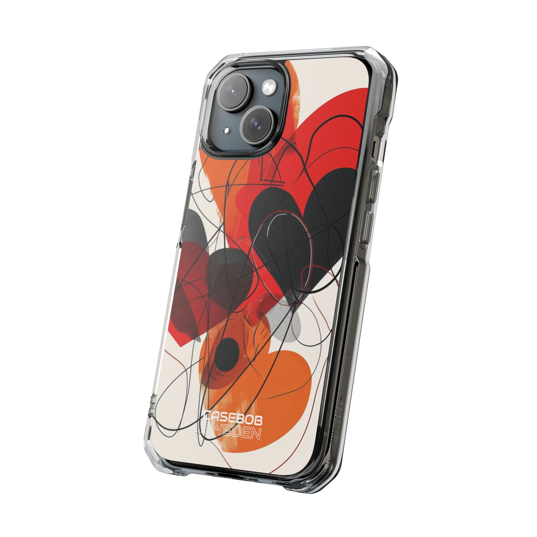 Crimson Motion Flow iPhone 15 - Impact Clear+