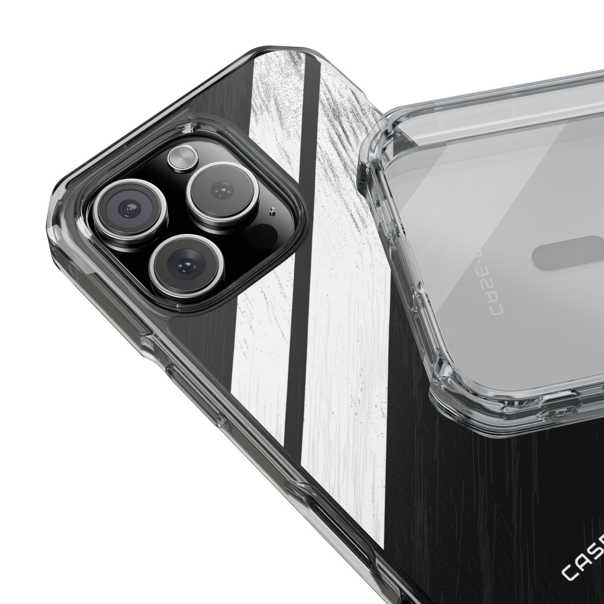 Distressed Stripe Motion iPhone 16 Pro Case - Impact